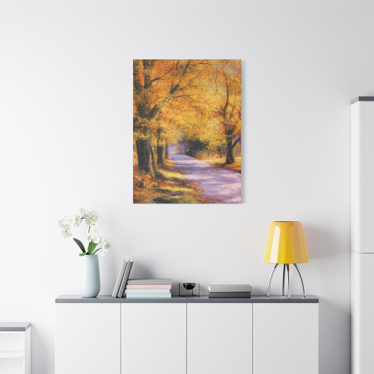 Forest Yellow Path Wall Art & Canvas Prints