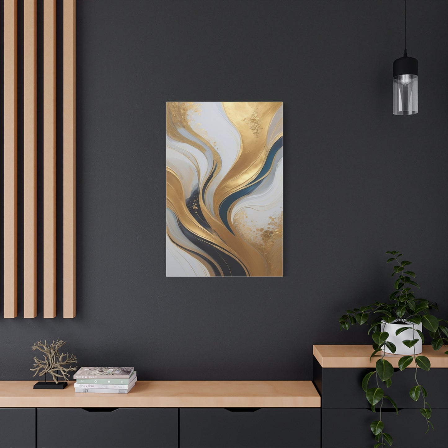Golden Waves Wall Art & Canvas Prints