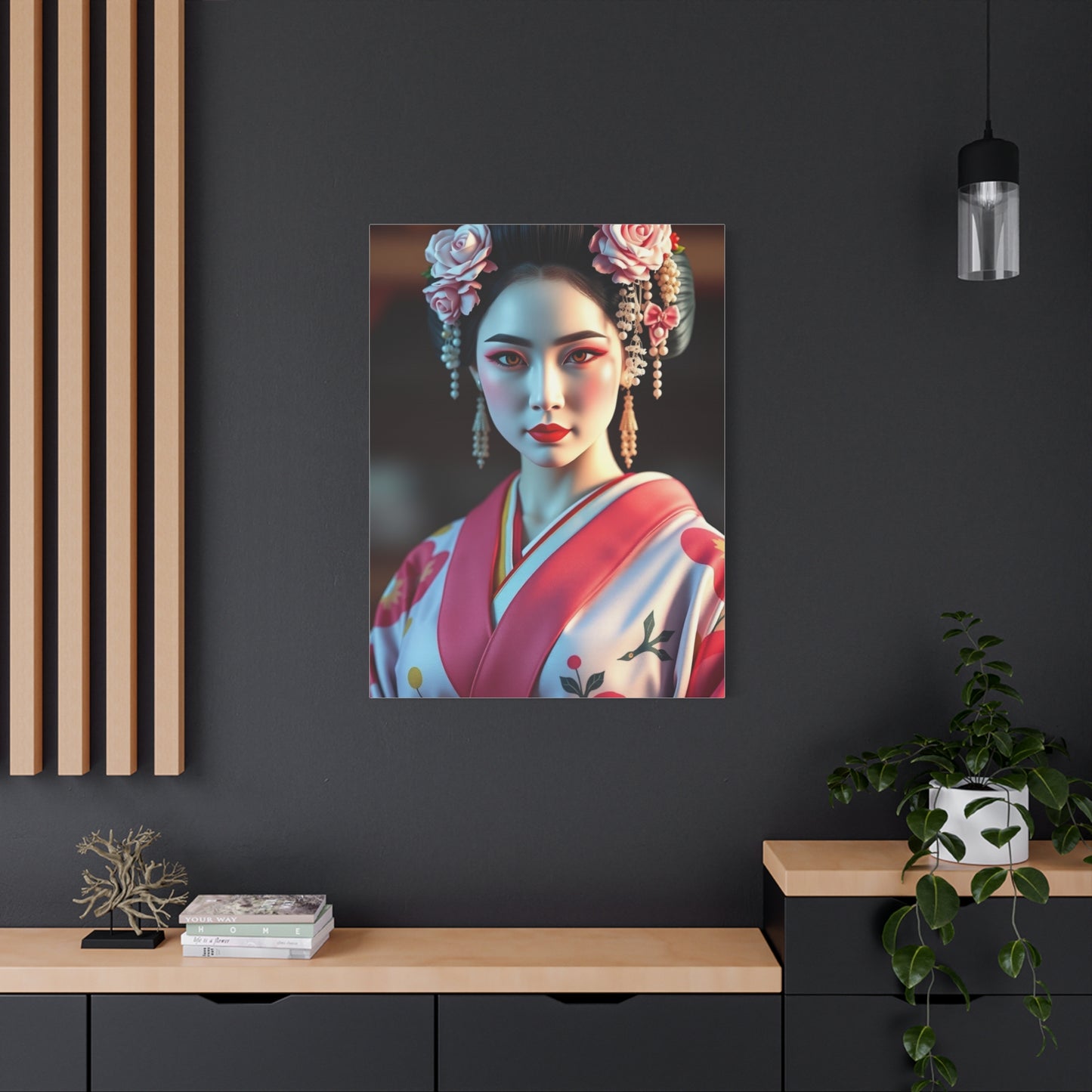 Geisha Art Canvas Art 3 Wall Art & Canvas Print