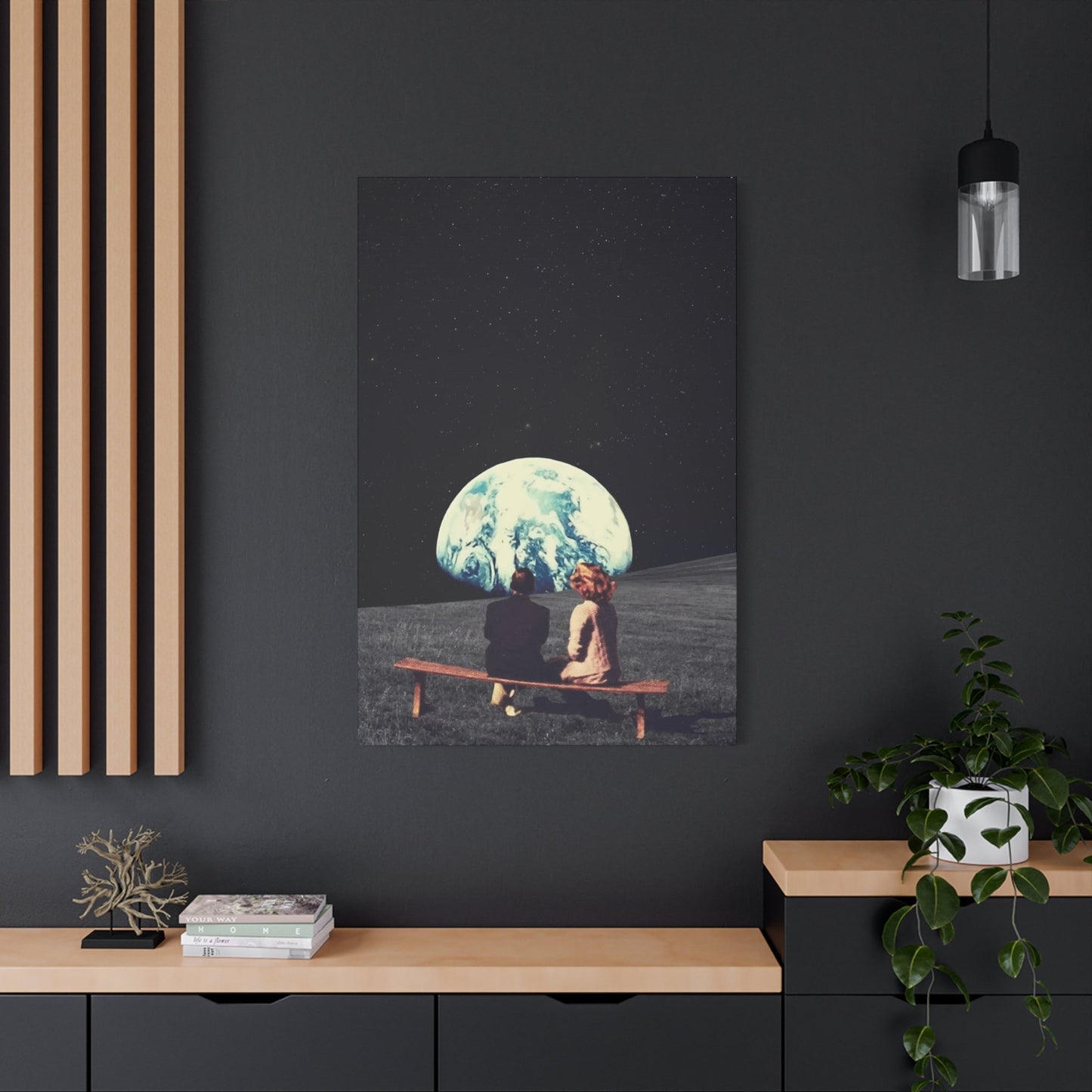 Earth from Moon Wall Art & Canvas Prints