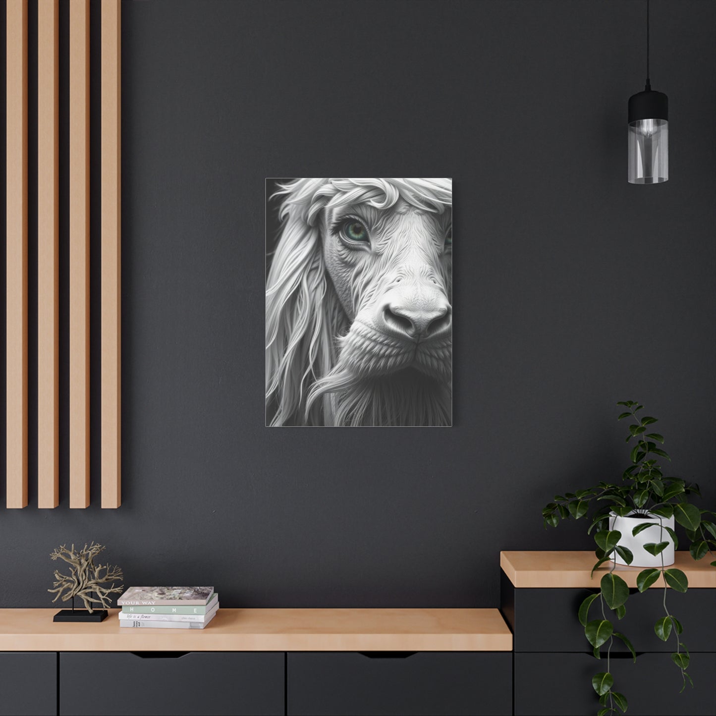 Gray & White Art Canvas Art 4 Wall Art & Canvas Print