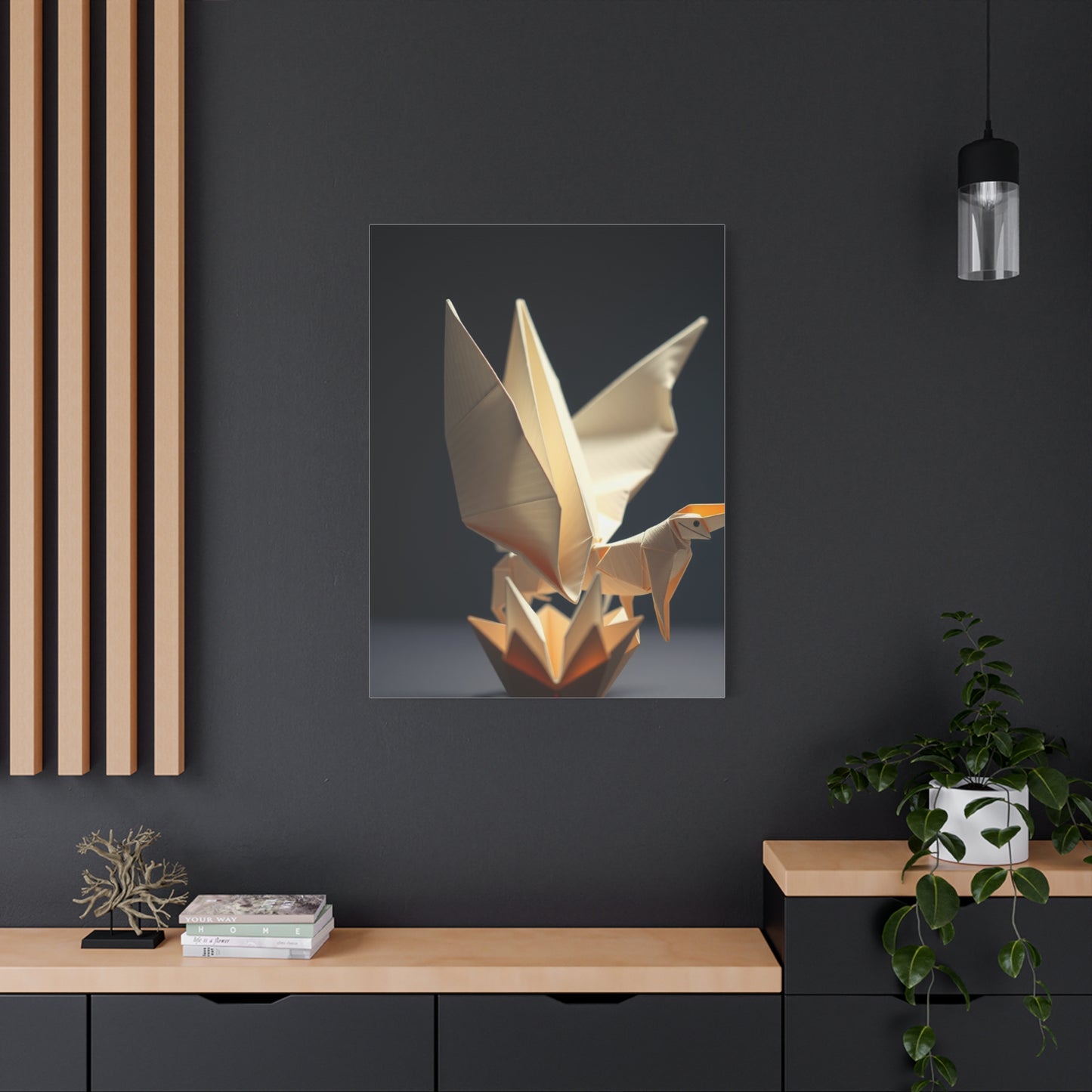 Artistry of Folded Whispers Wall Art & Canvas Print