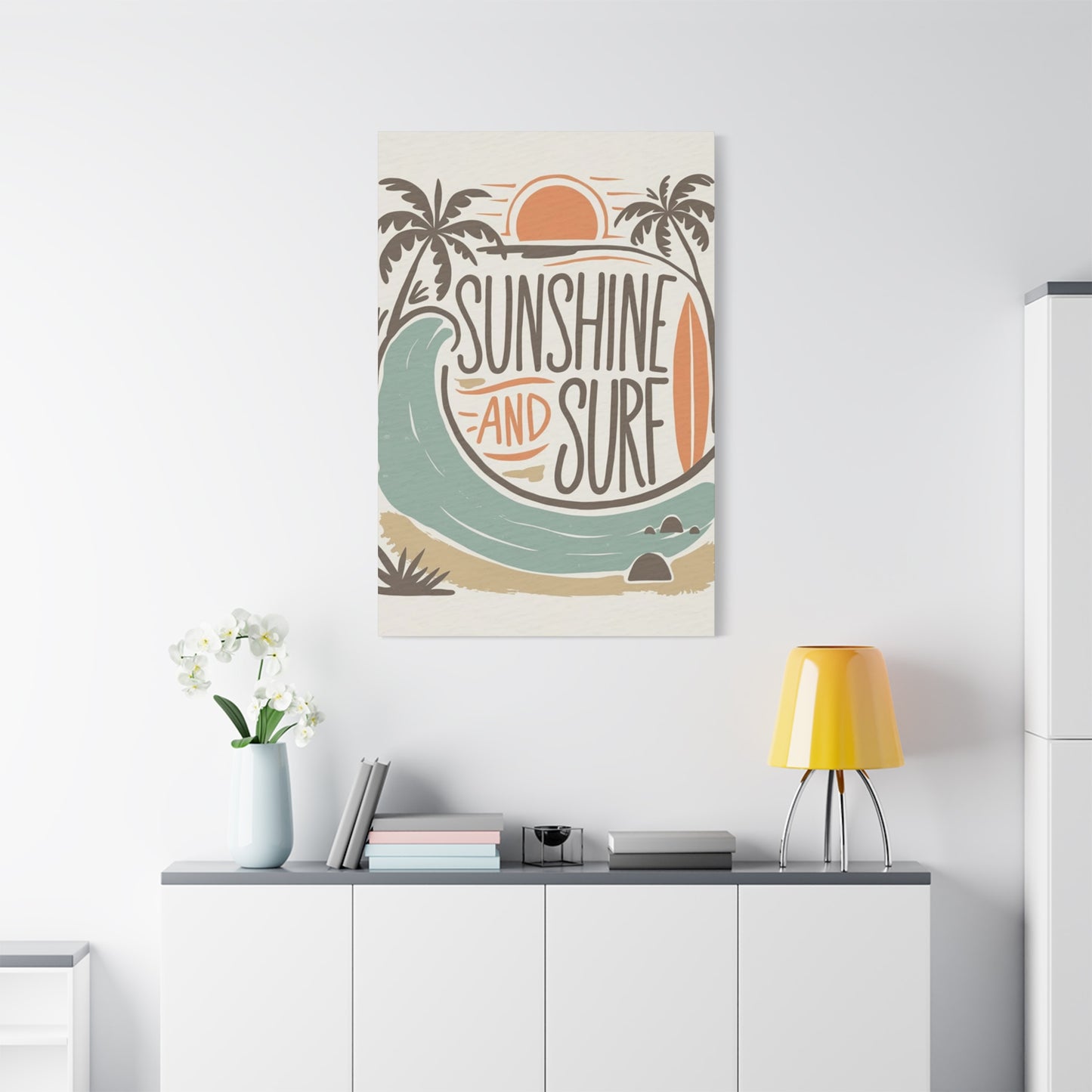 Sunshine And Surf Painting Wall Art & Canvas Prints