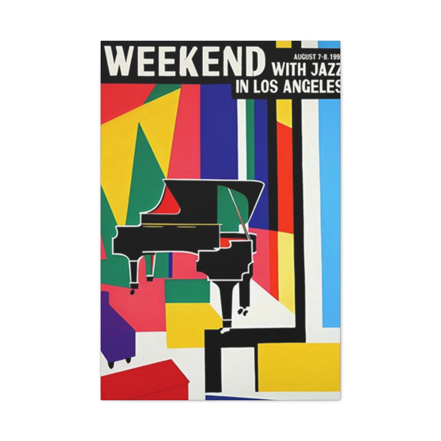 Weekend With Jazz In Los Angeles Wall Art & Canvas Prints