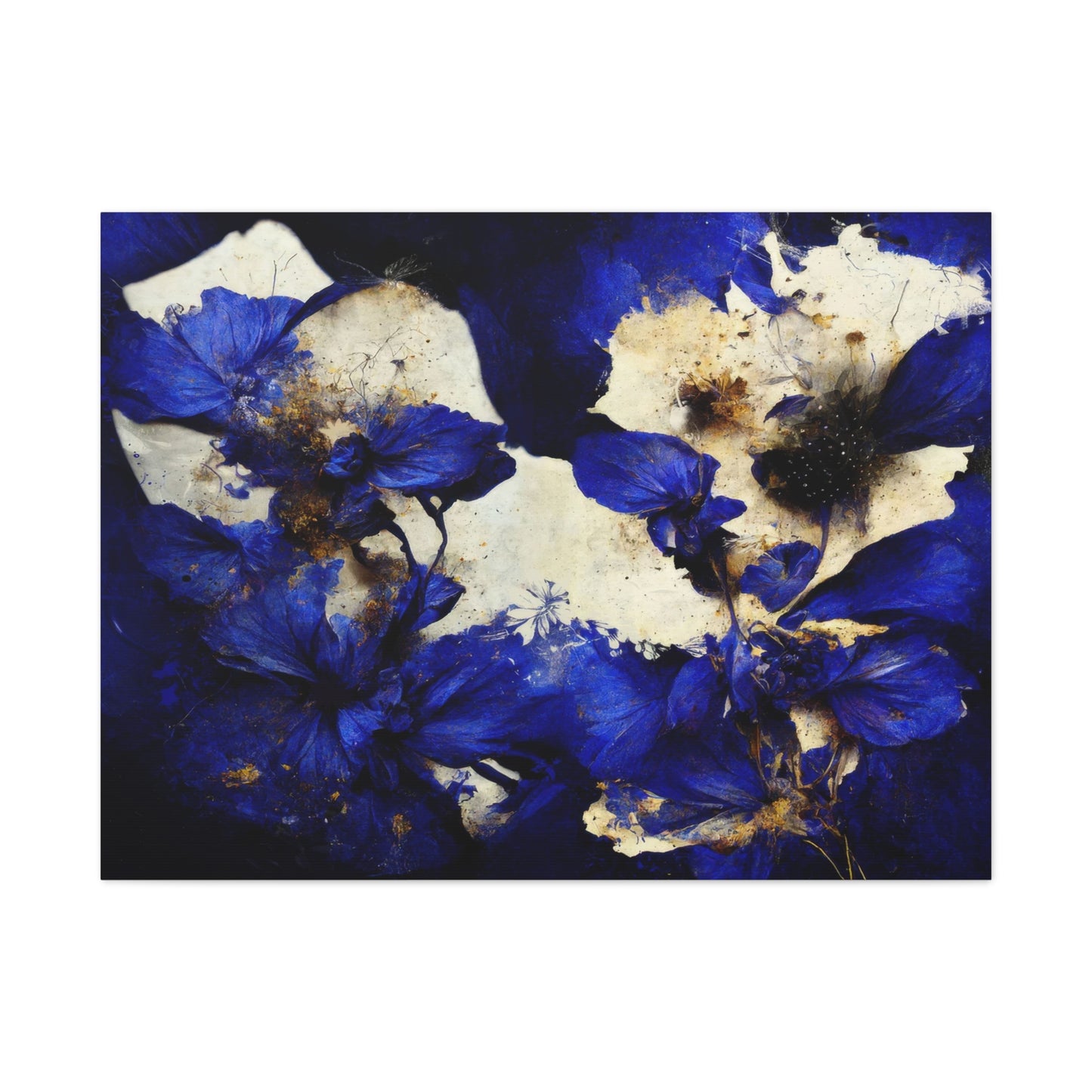 Blue Petals Wall Art & Canvas Prints