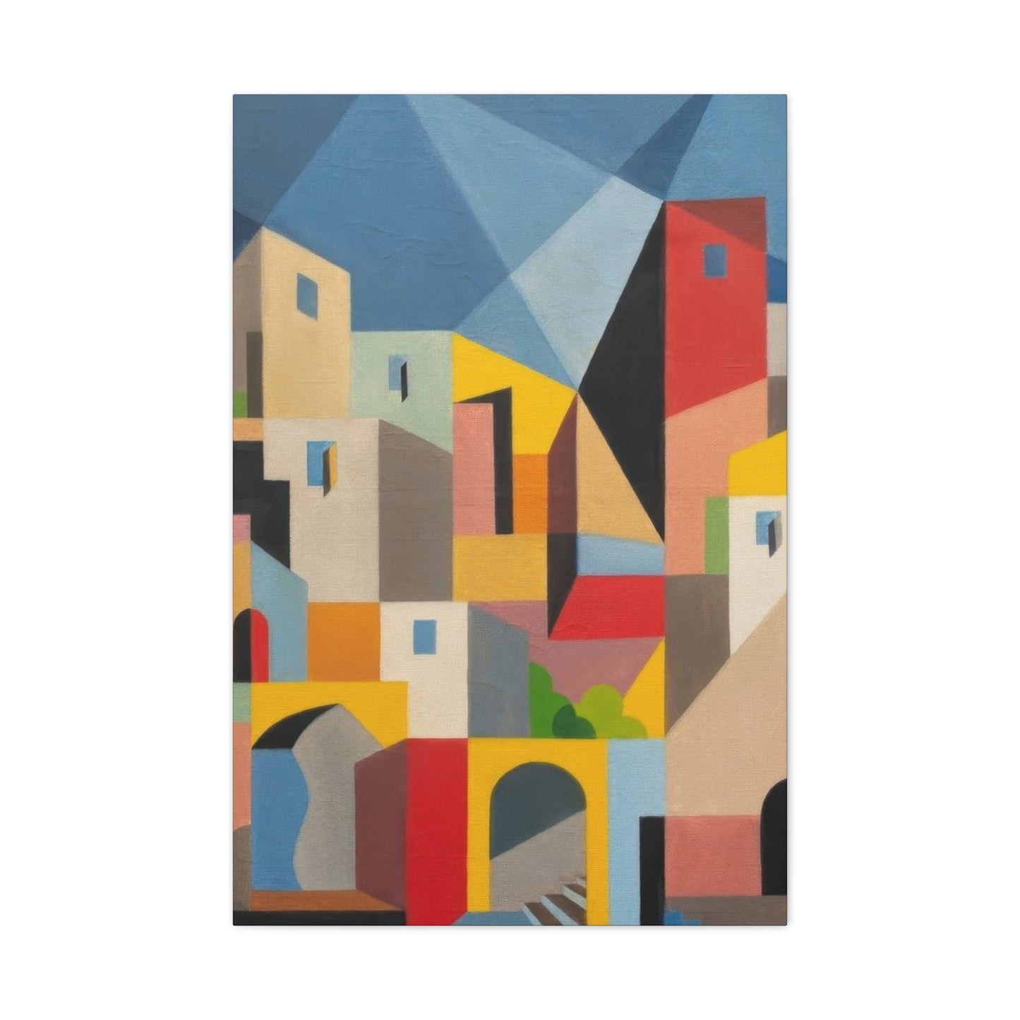 Cityscape Cubism Wall Art & Canvas Prints