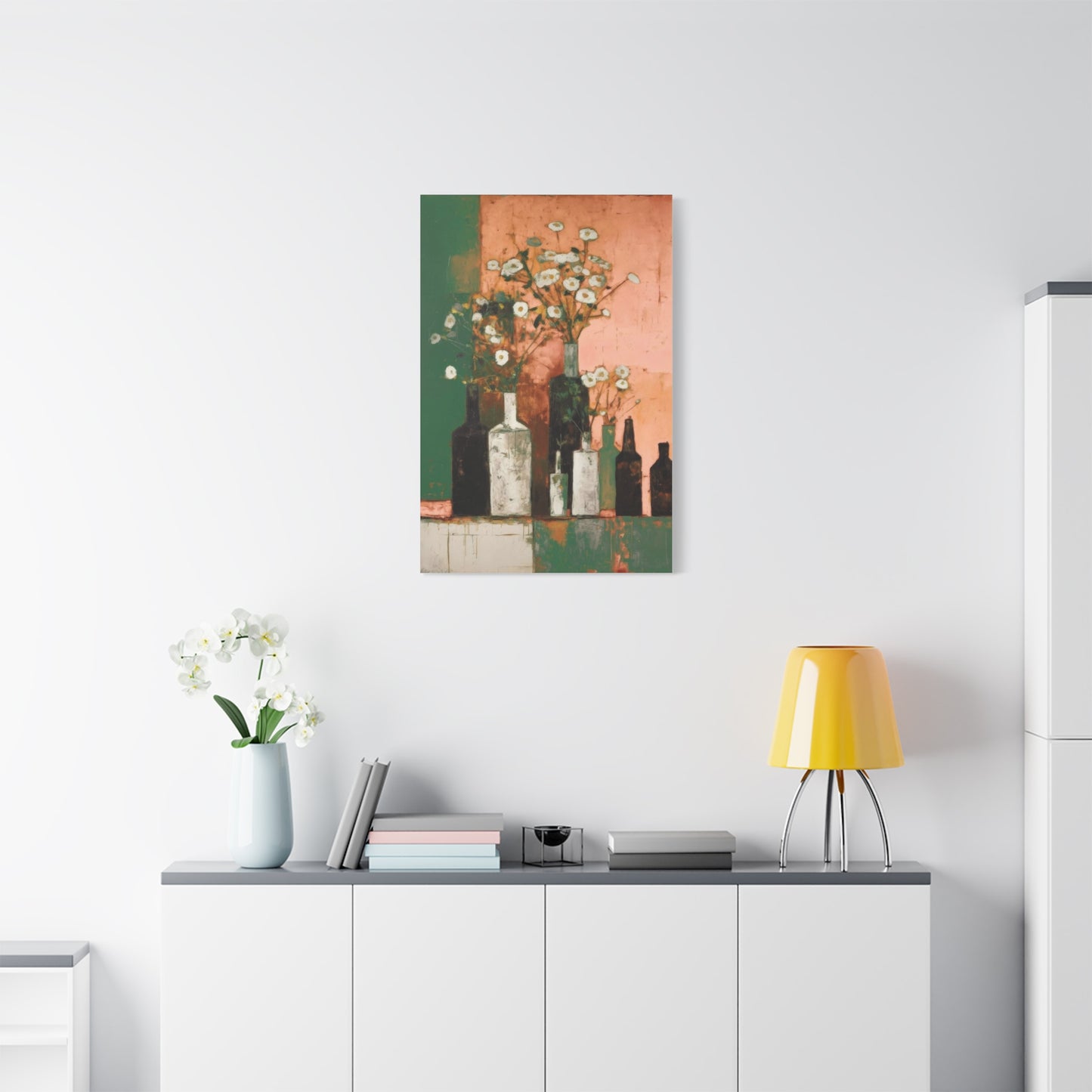 Bottles and Blooms Wall Art & Canvas Prints