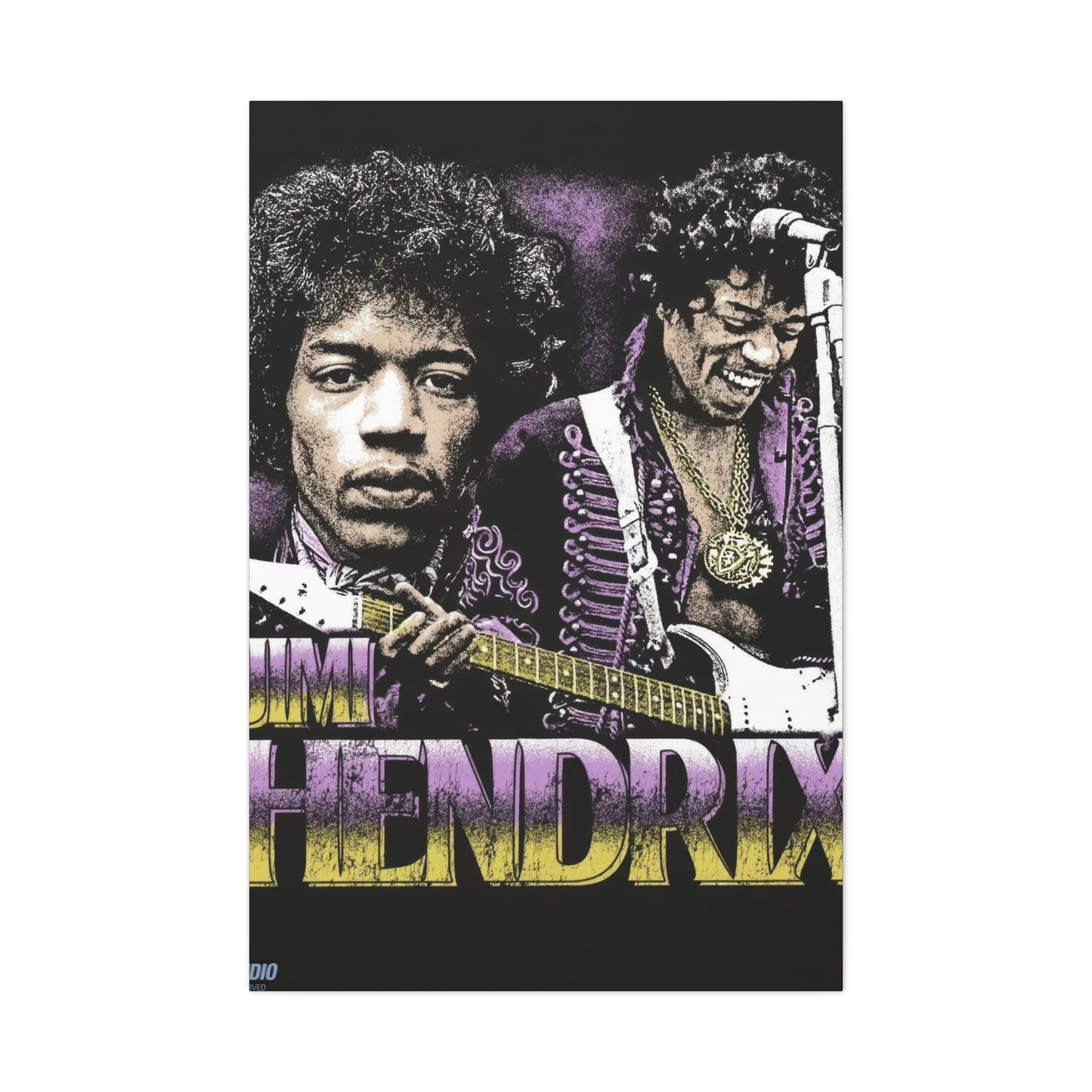 Jimi Hendrix 4 Wall Art & Canvas Prints