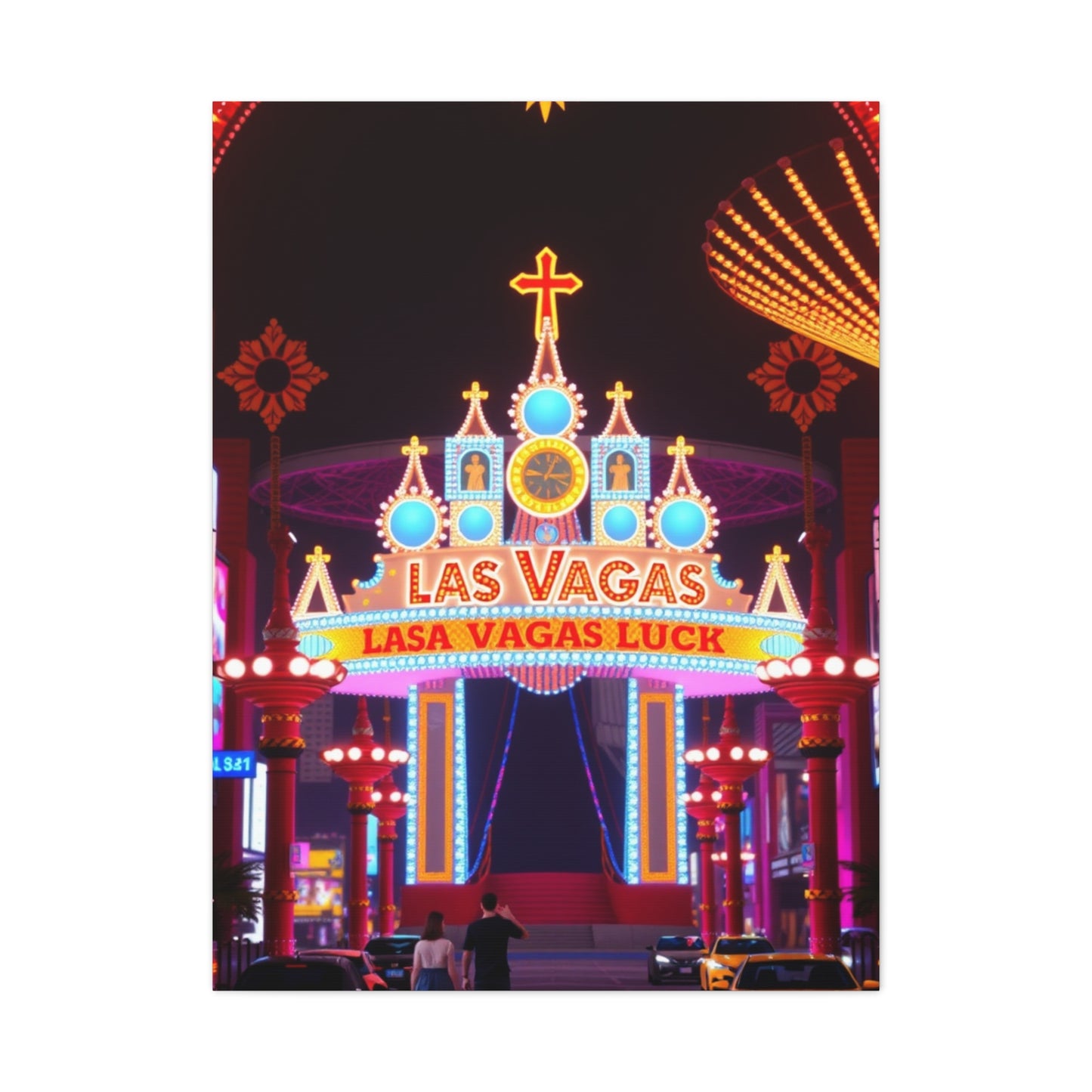 Las Vagas Art Canvas Art 10 Wall Art & Canvas Print