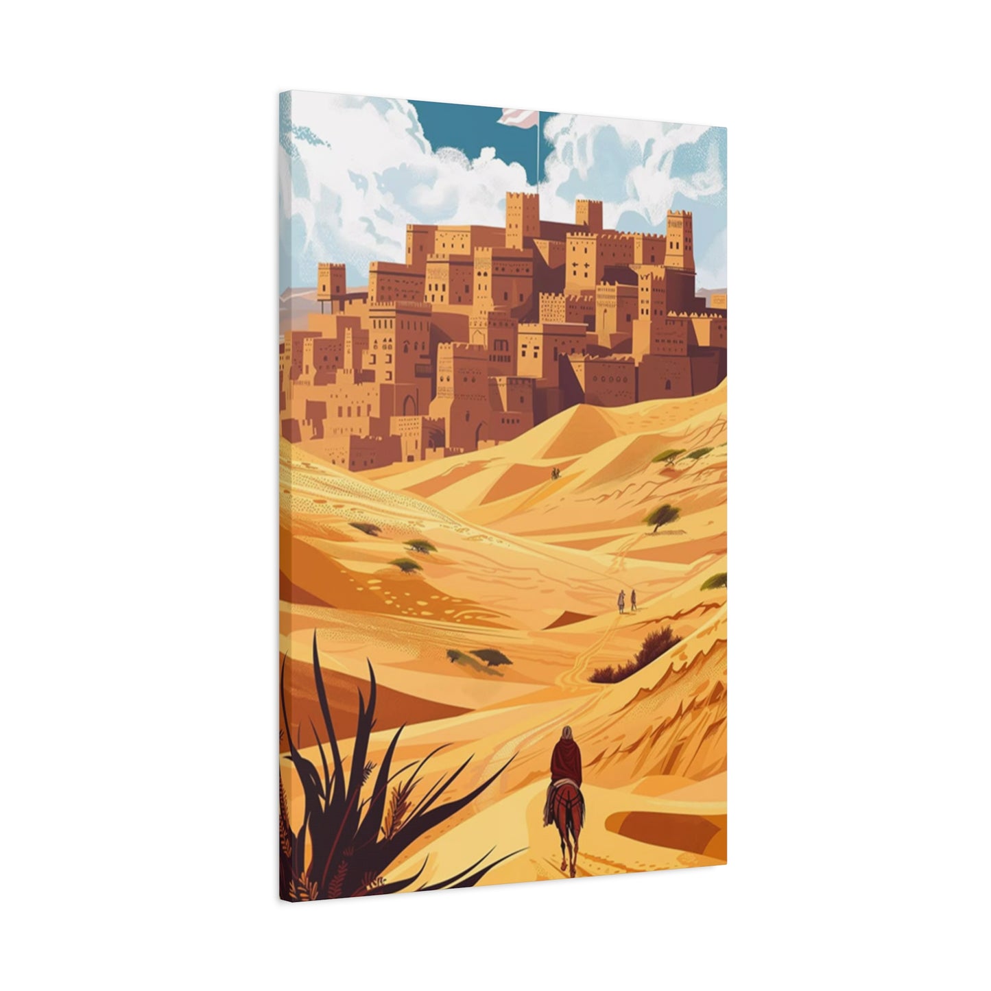 Cowboy In Desert Wall Art & Canvas Prints