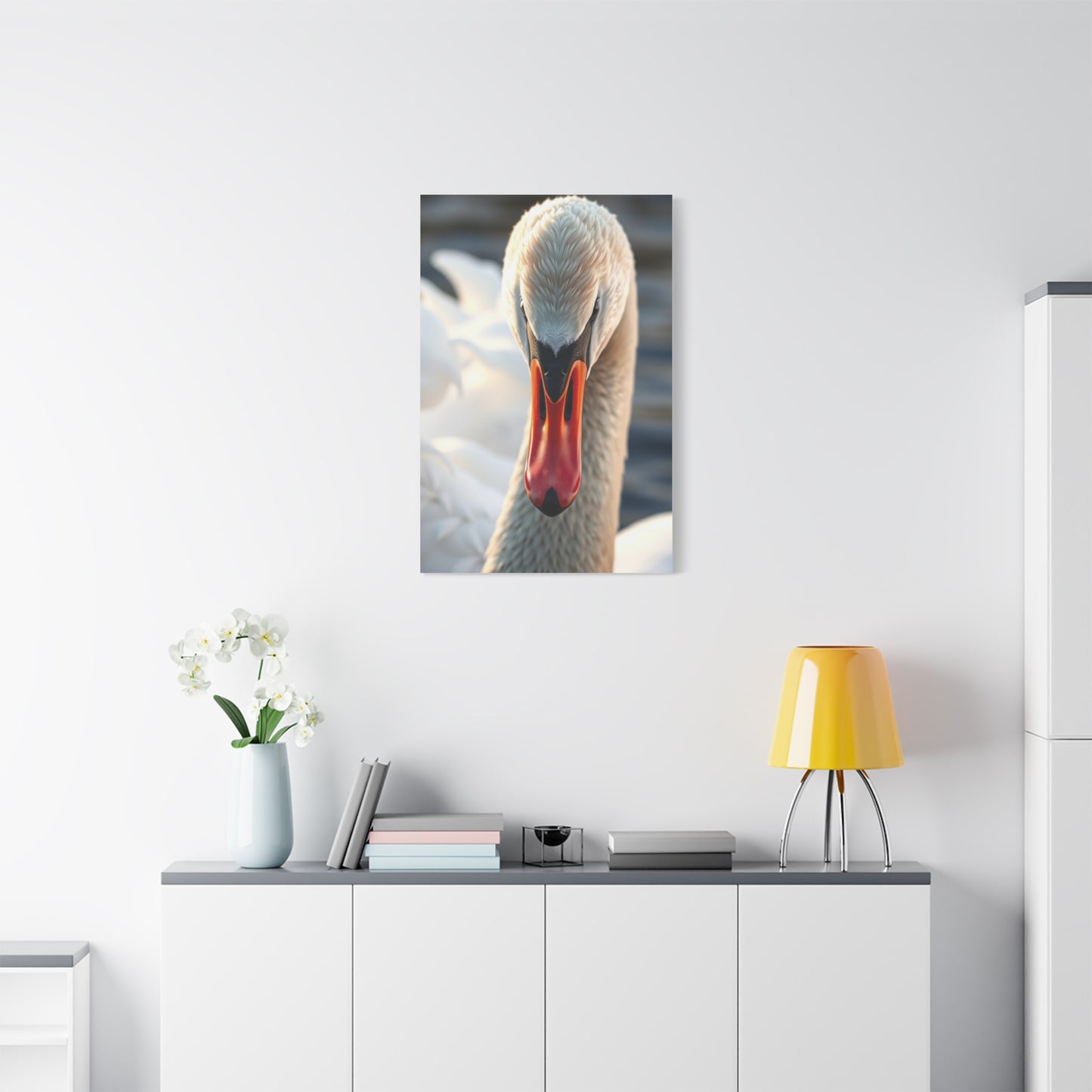 Swan Art Canvas Art 4 Wall Art & Canvas Print