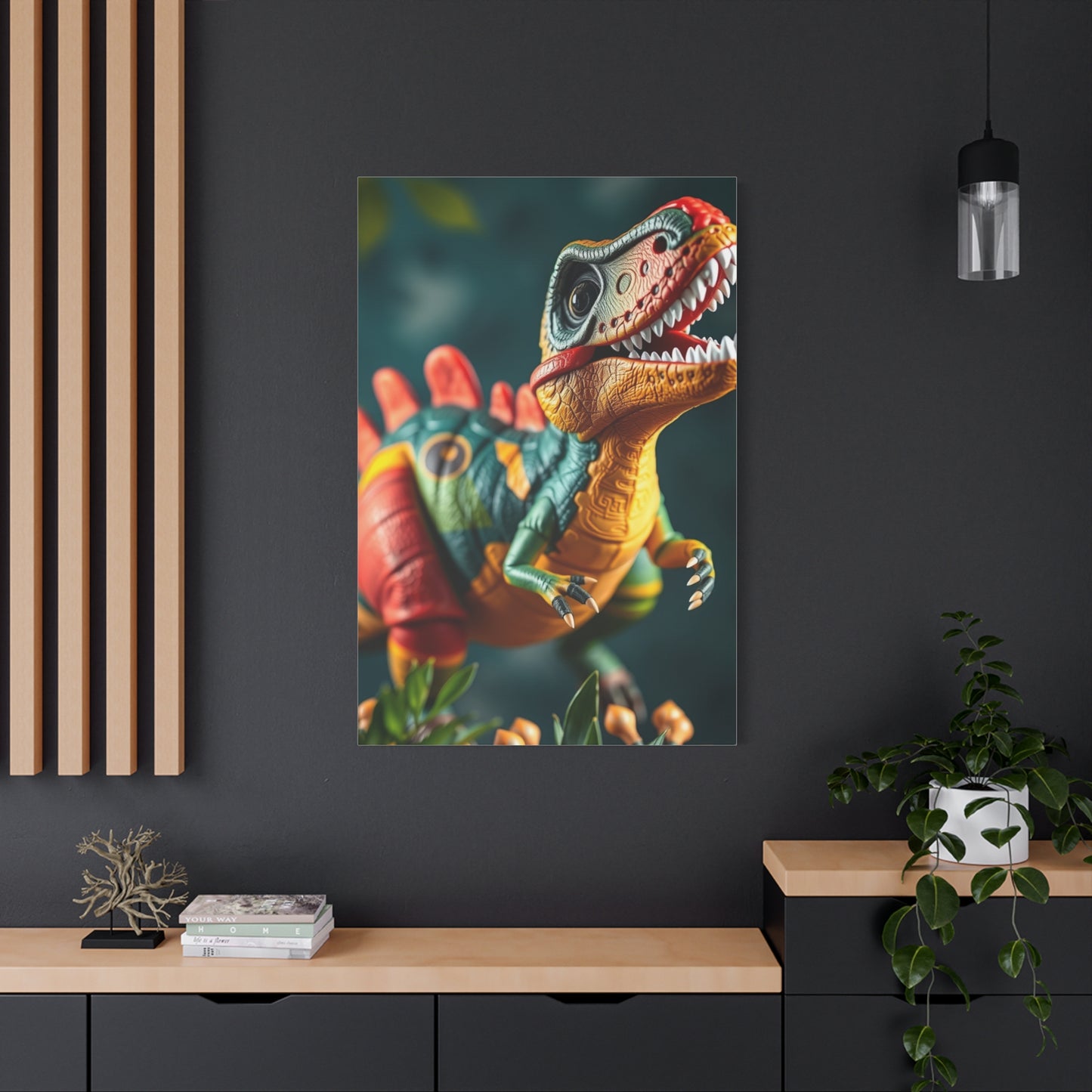 Kid’s Dinosaur Art Canvas Art 3 Wall Art & Canvas Print