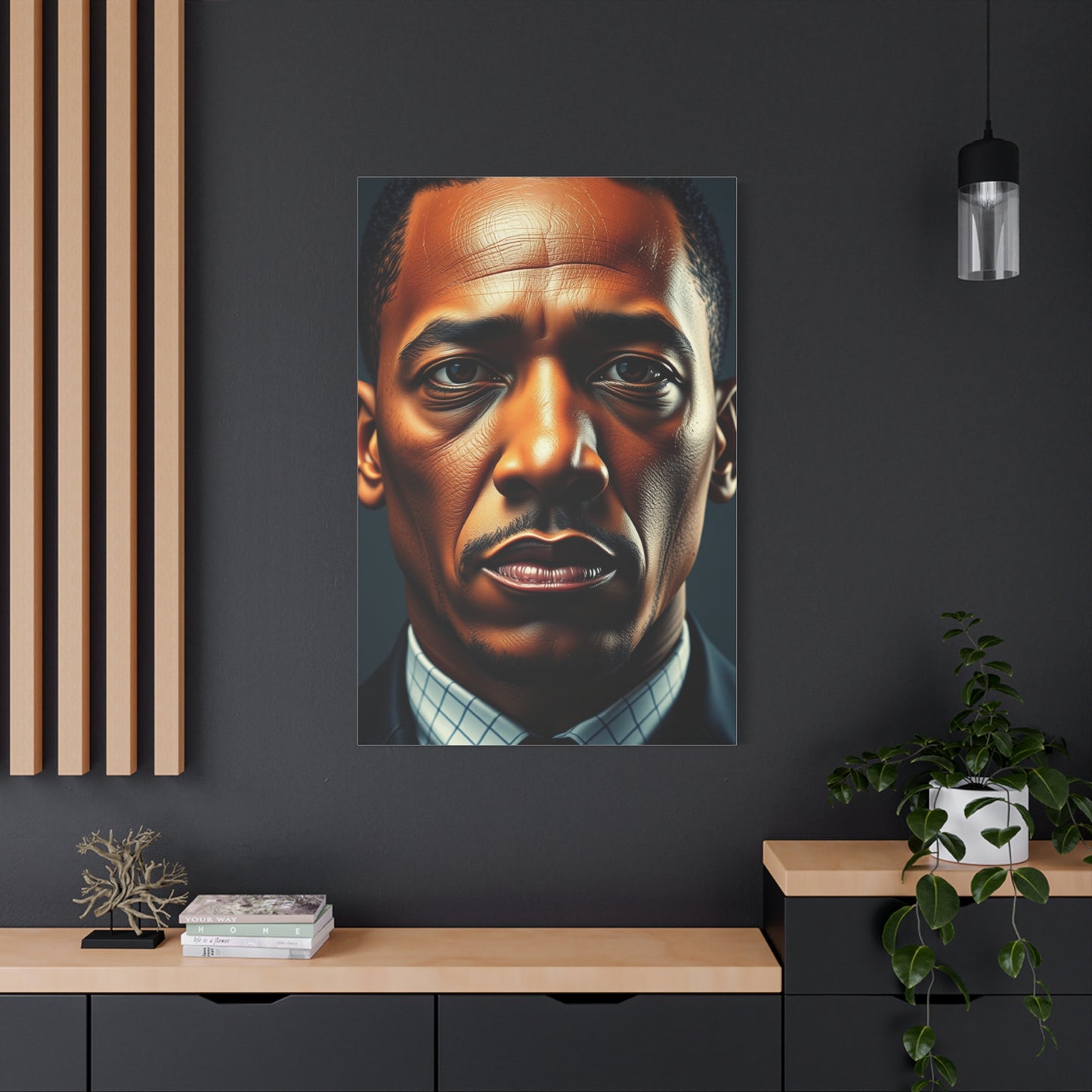 Malcolm X Reverence Canvas
