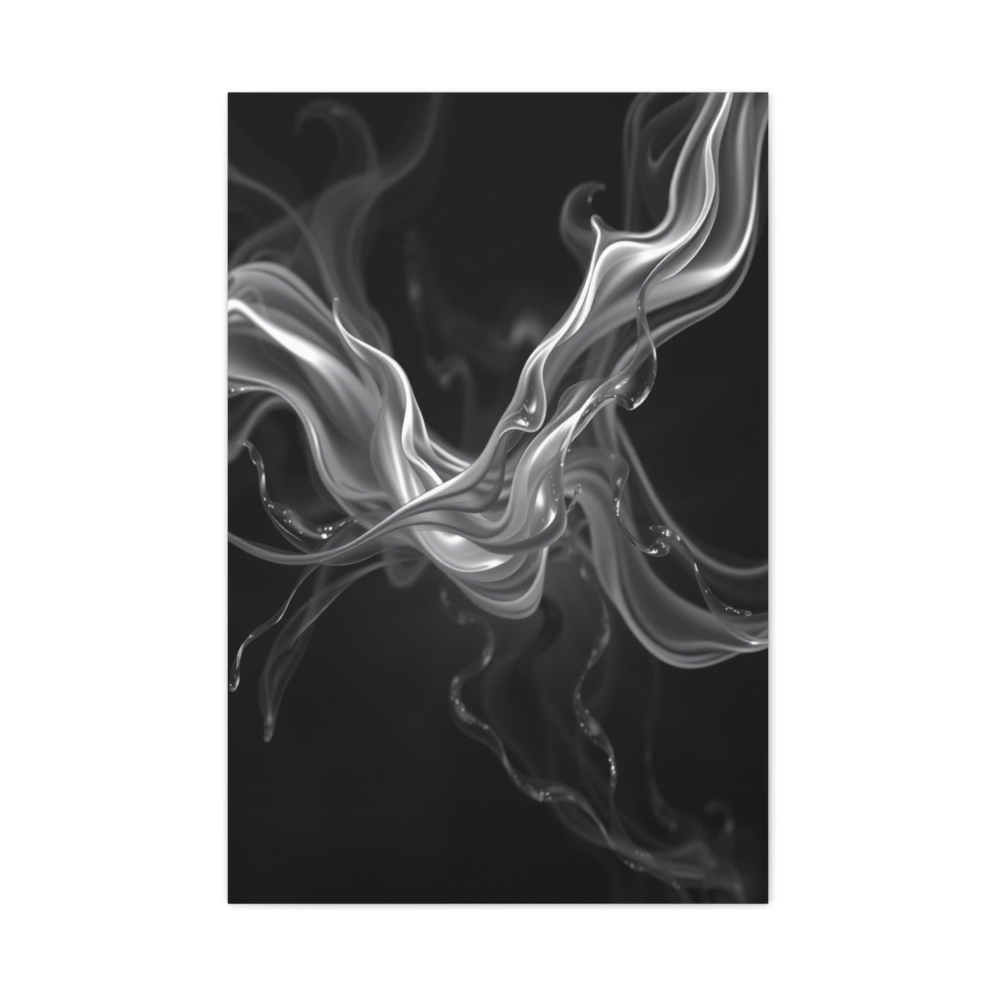 Gray & White Art Canvas Art 9 Wall Art & Canvas Print