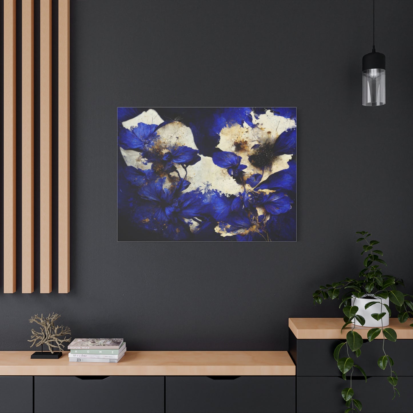 Blue Petals Wall Art & Canvas Prints