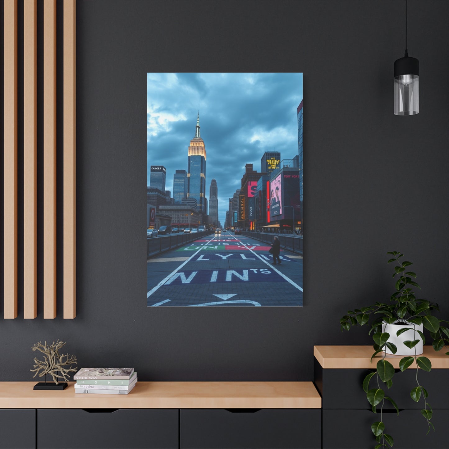 Manhattan Twilight Panorama Wall Art & Canvas Print