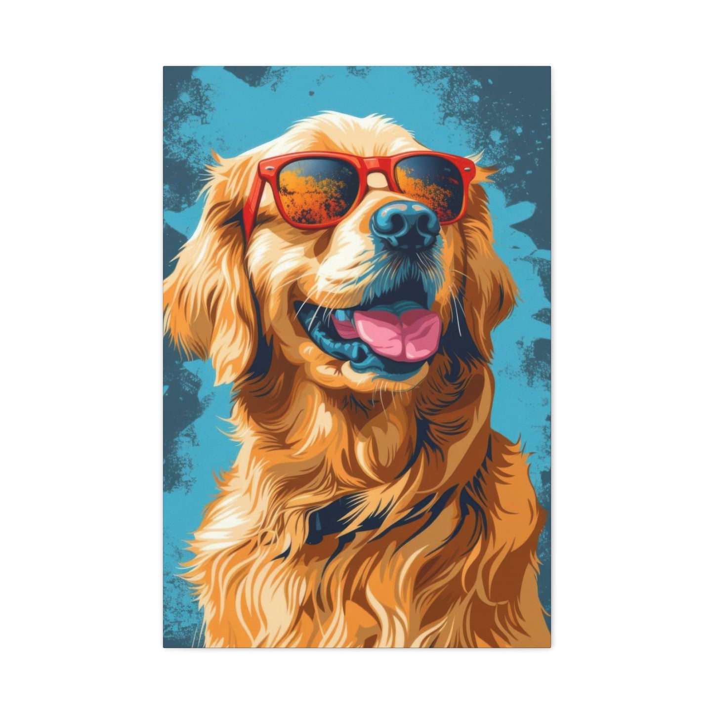 Golden Retriever Sunglasses Wall Art & Canvas Prints