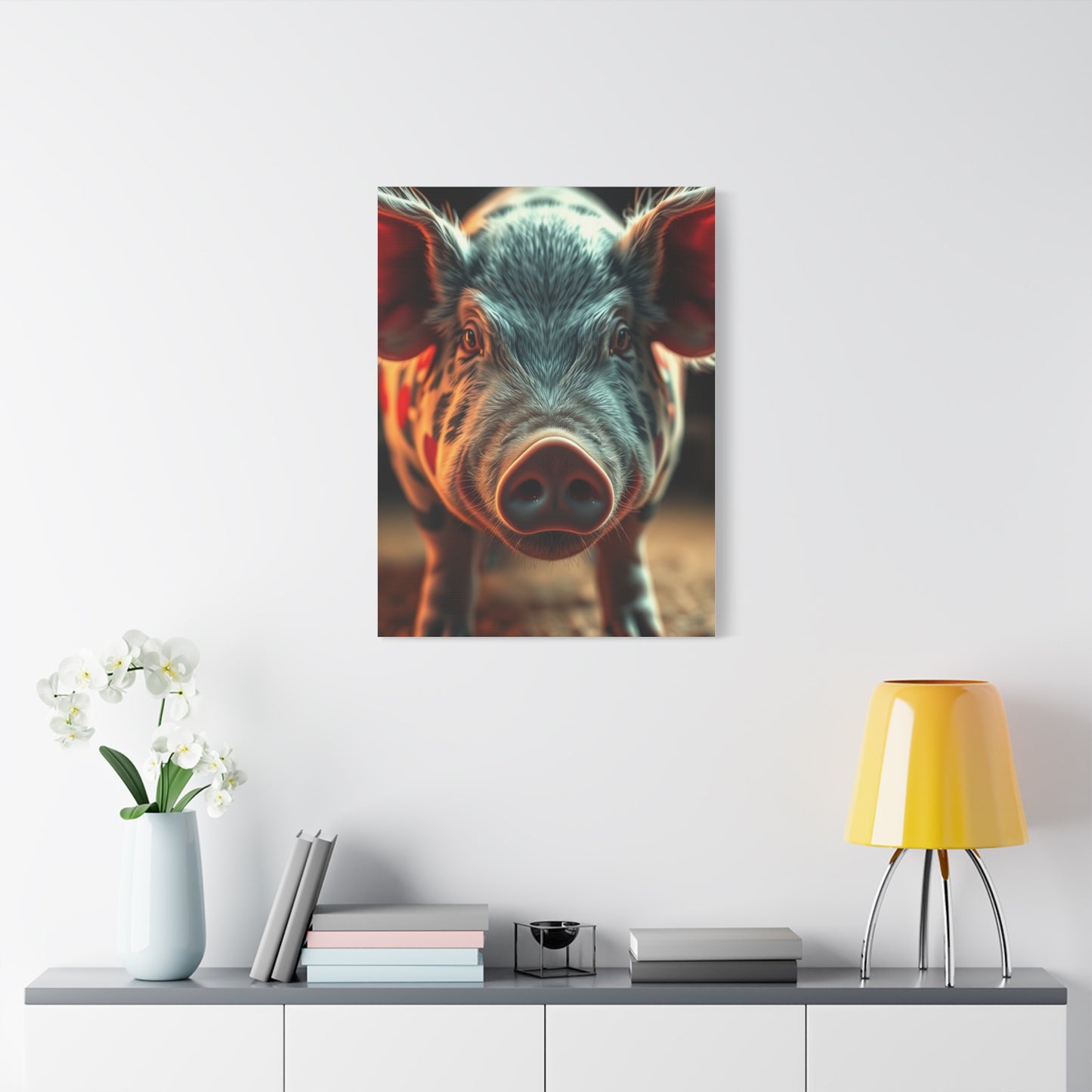 Pig Art Canvas Art 1 Wall Art & Canvas Print
