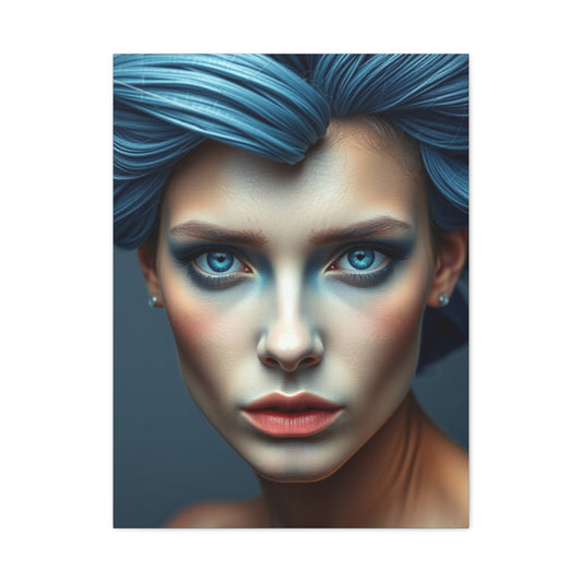 Blue & Gray Art Refined Canvas Wall Art & Canvas Print