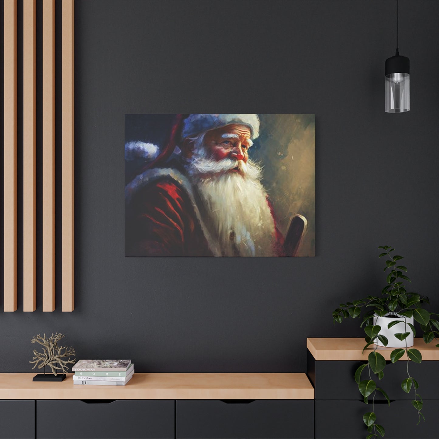 Santa Claus Candid Wall Art & Canvas Prints