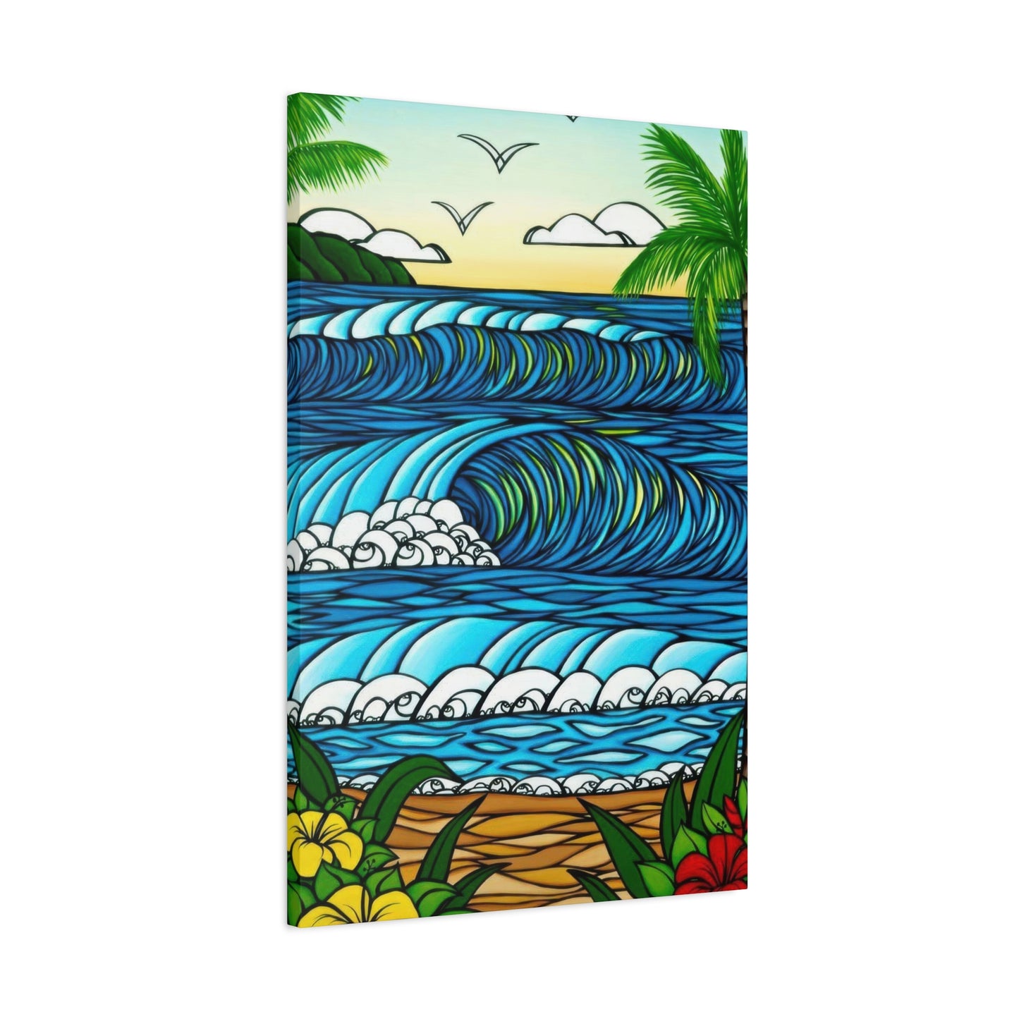 Hawaiian Waves Wall Art & Canvas Prints