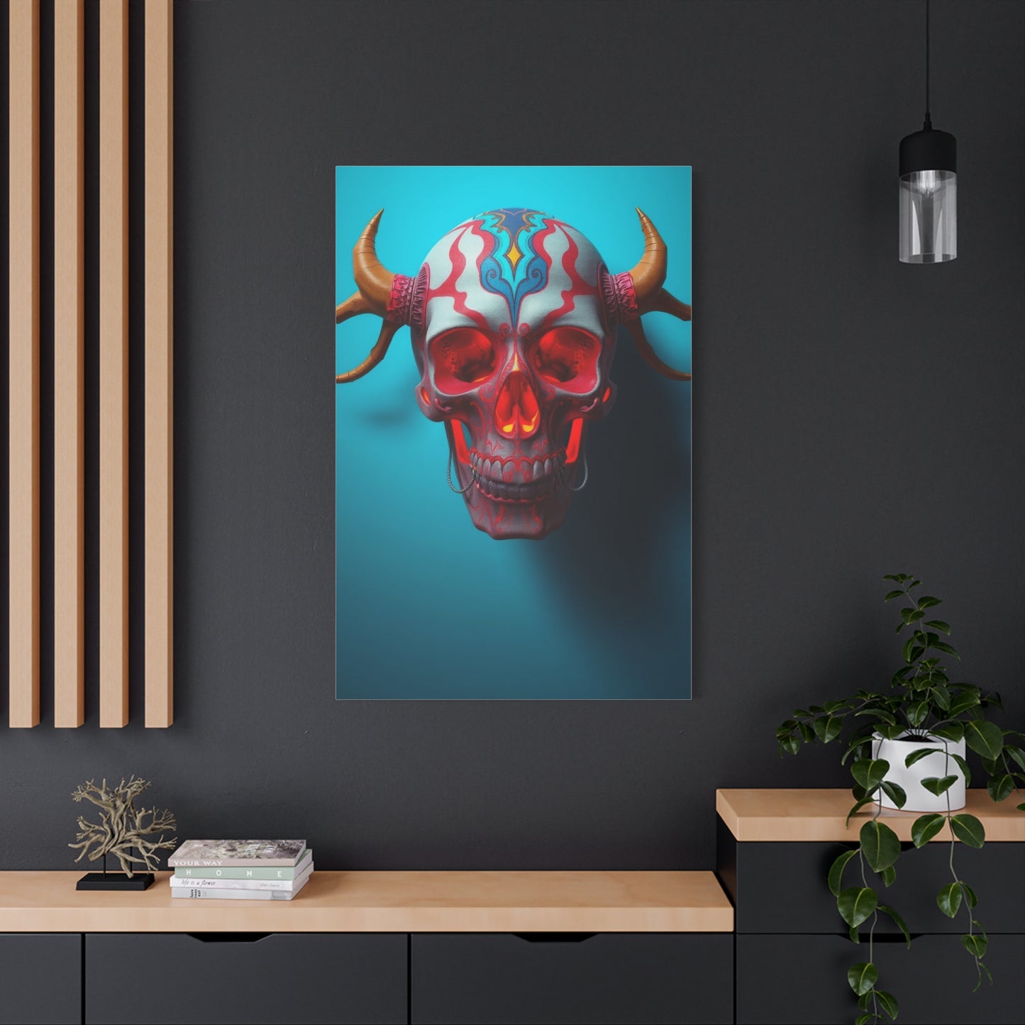 Elite 3D Trippy Skull Art By Ali Gulec Art Vision Wall Art & Canvas Print