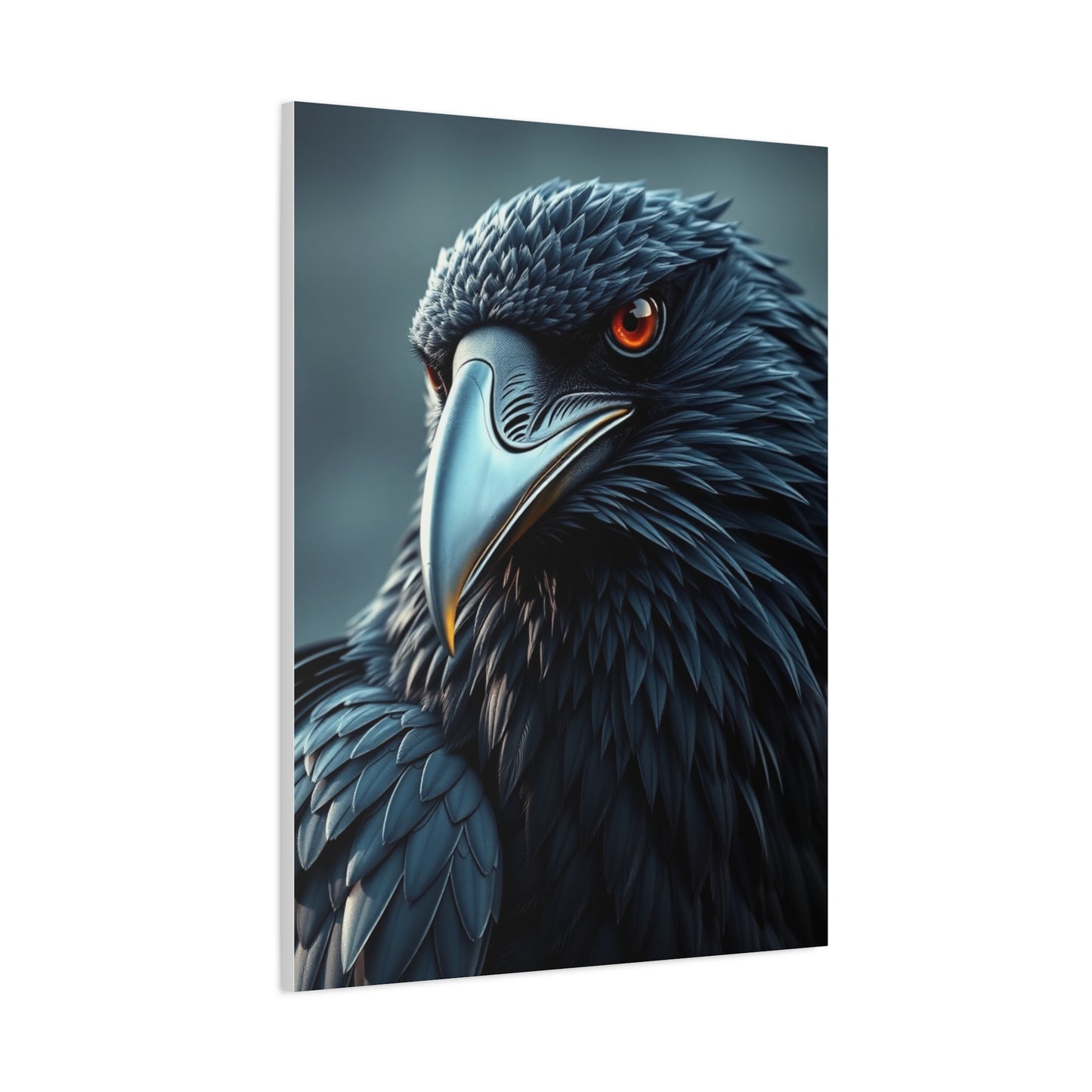 Obsidian Wing Elegance wall art & canvas print