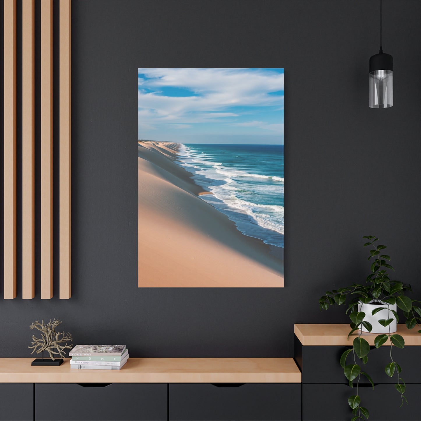 Coastal Sand Dunes Art Luxury Canvas Wall Art & Canvas Print