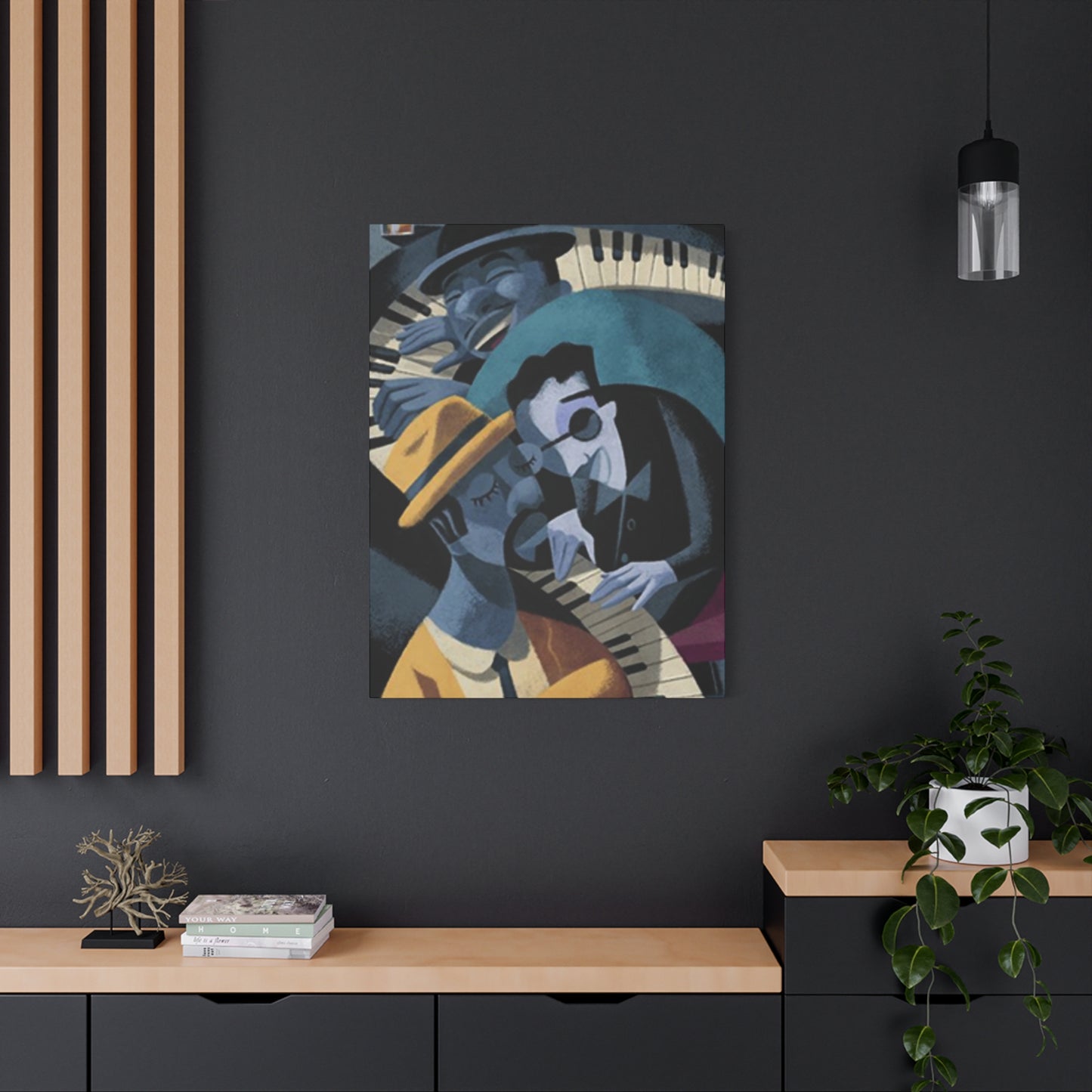 Cartoon Piano Artists Wall Art & Canvas Prints