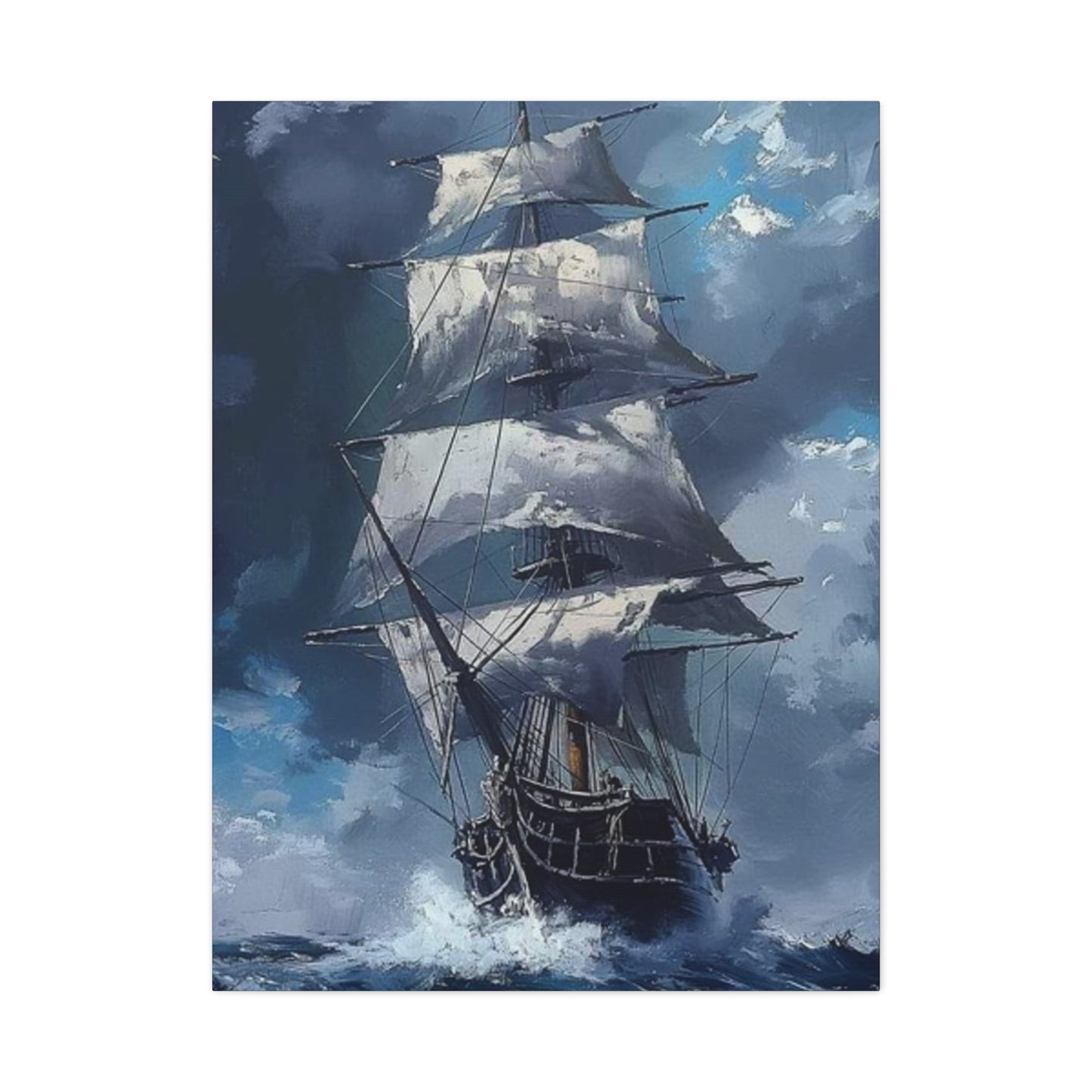 Large Ship In Sea Wall Art & Canvas Prints