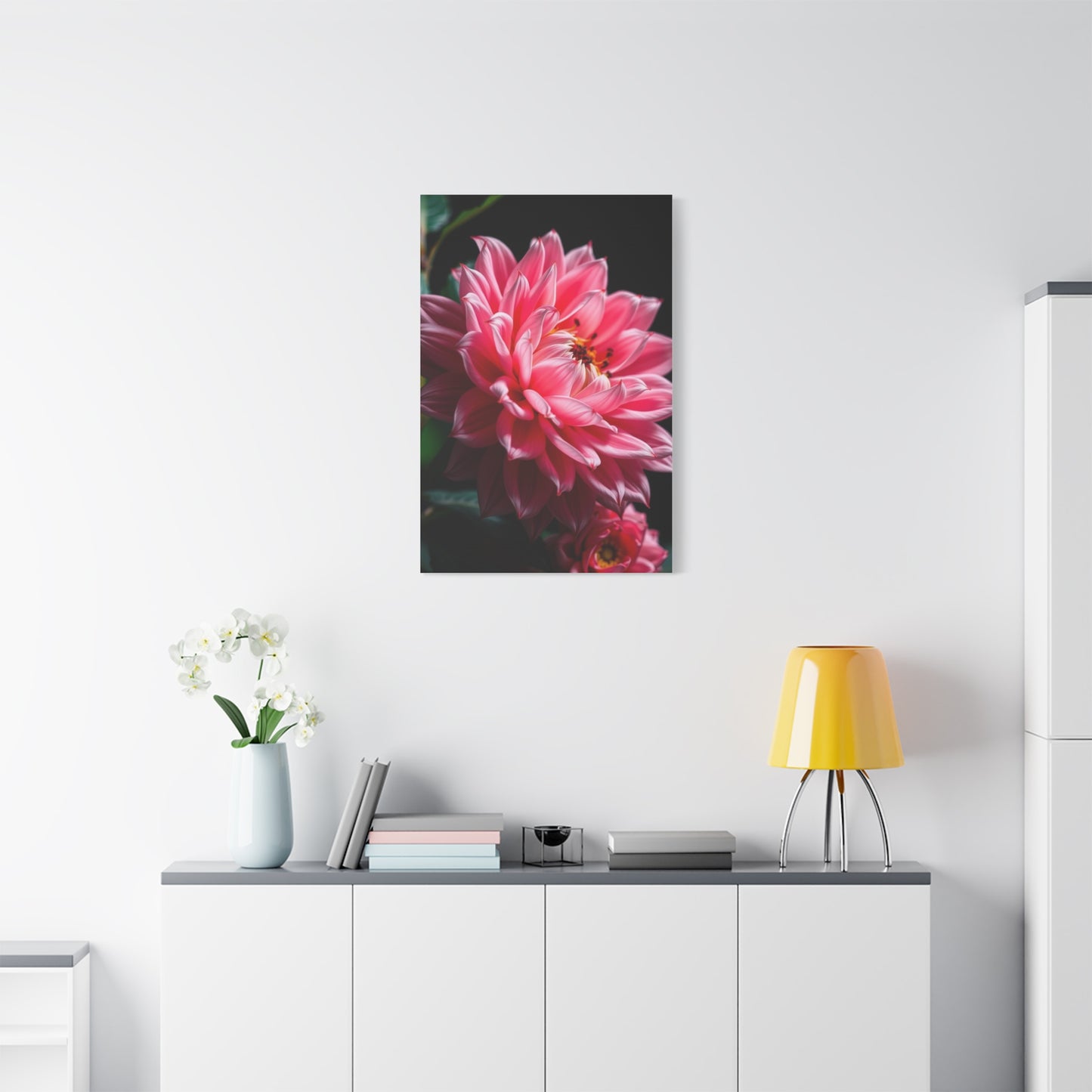 Petal Harmony Portrait Wall Art & Canvas Print