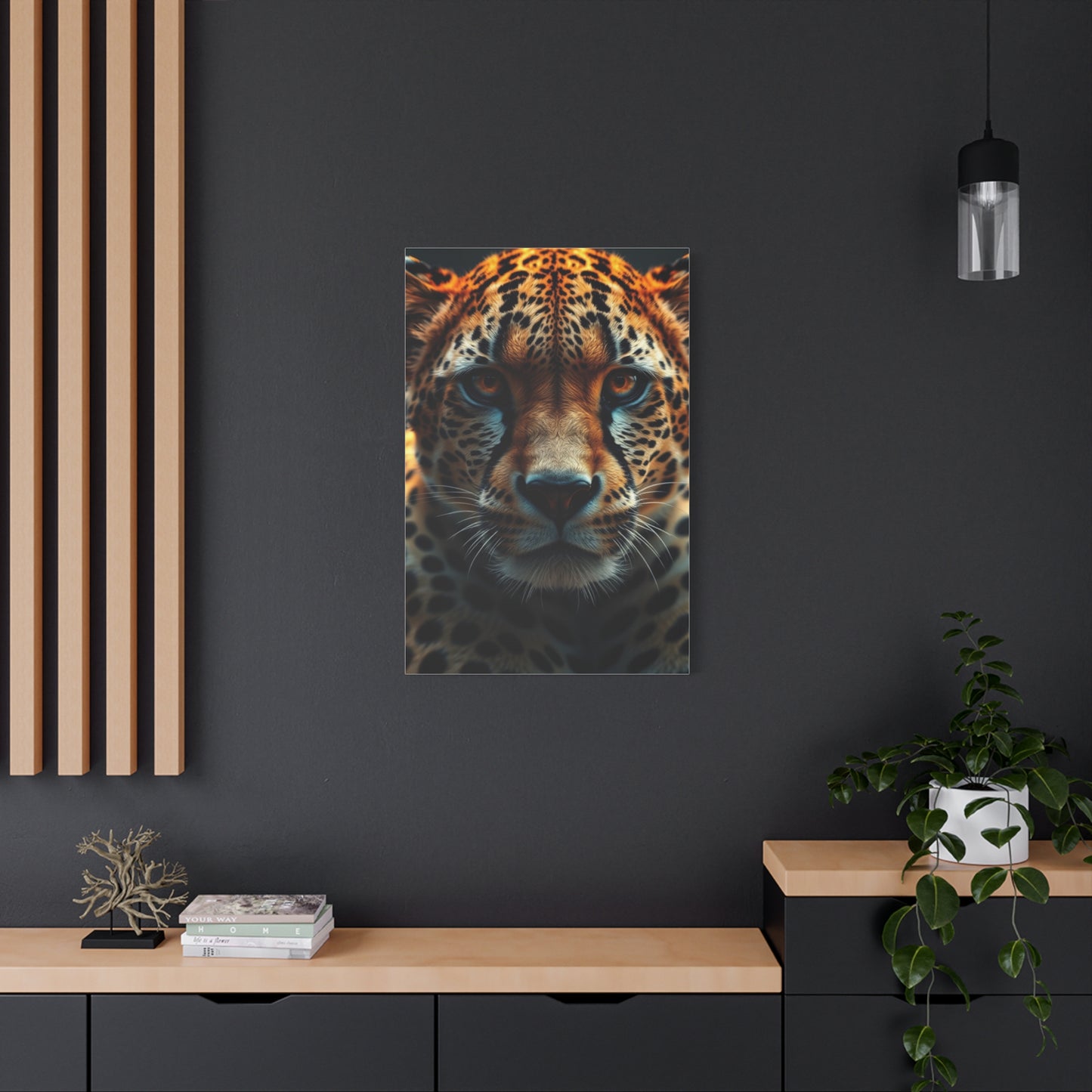 Majestic Feline Portrait Wall Art & Canvas Print