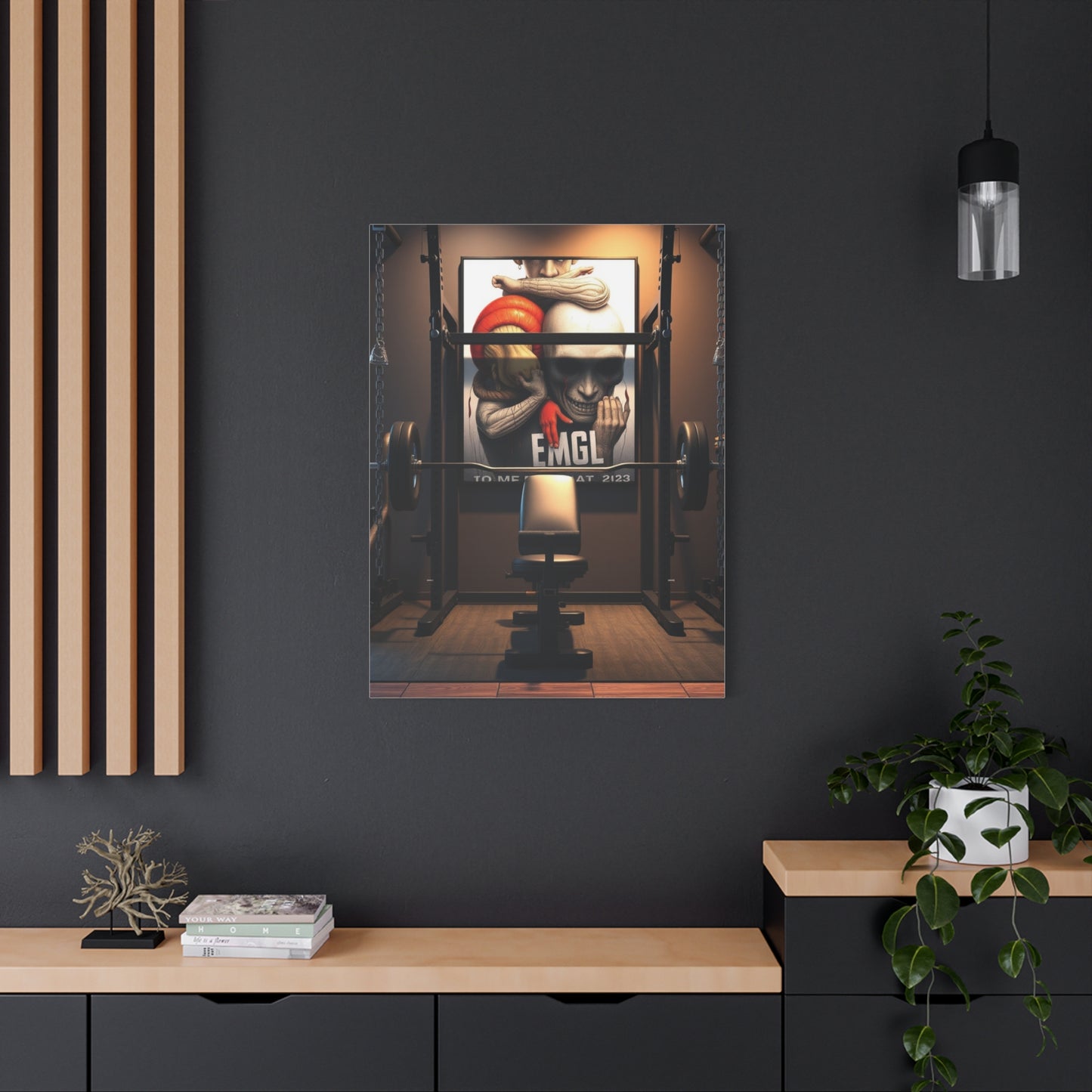 Refined Gym Inspiration Art Wall Art & Canvas Print