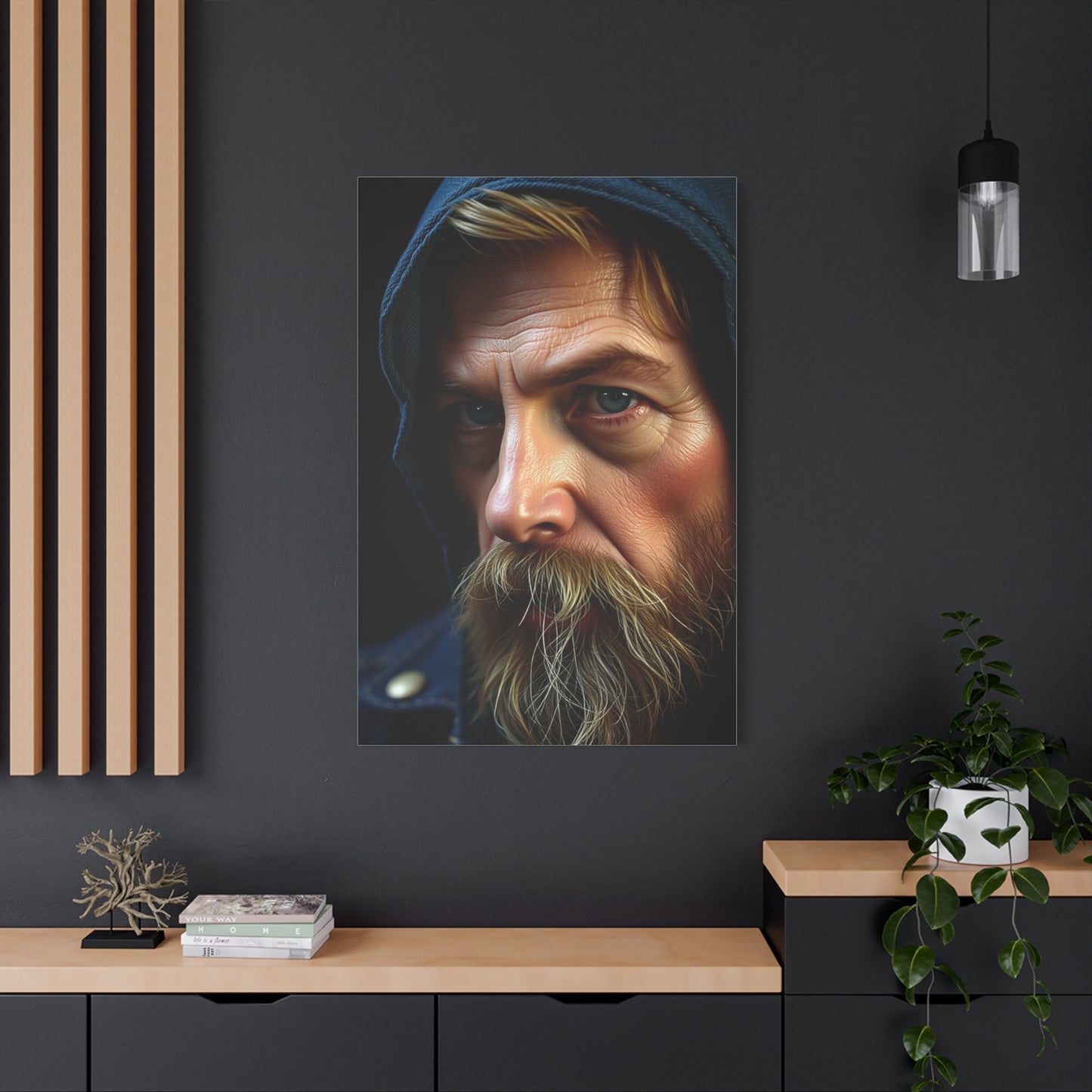 Denim and Leather Art Supreme Canvas Wall Art & Canvas Print