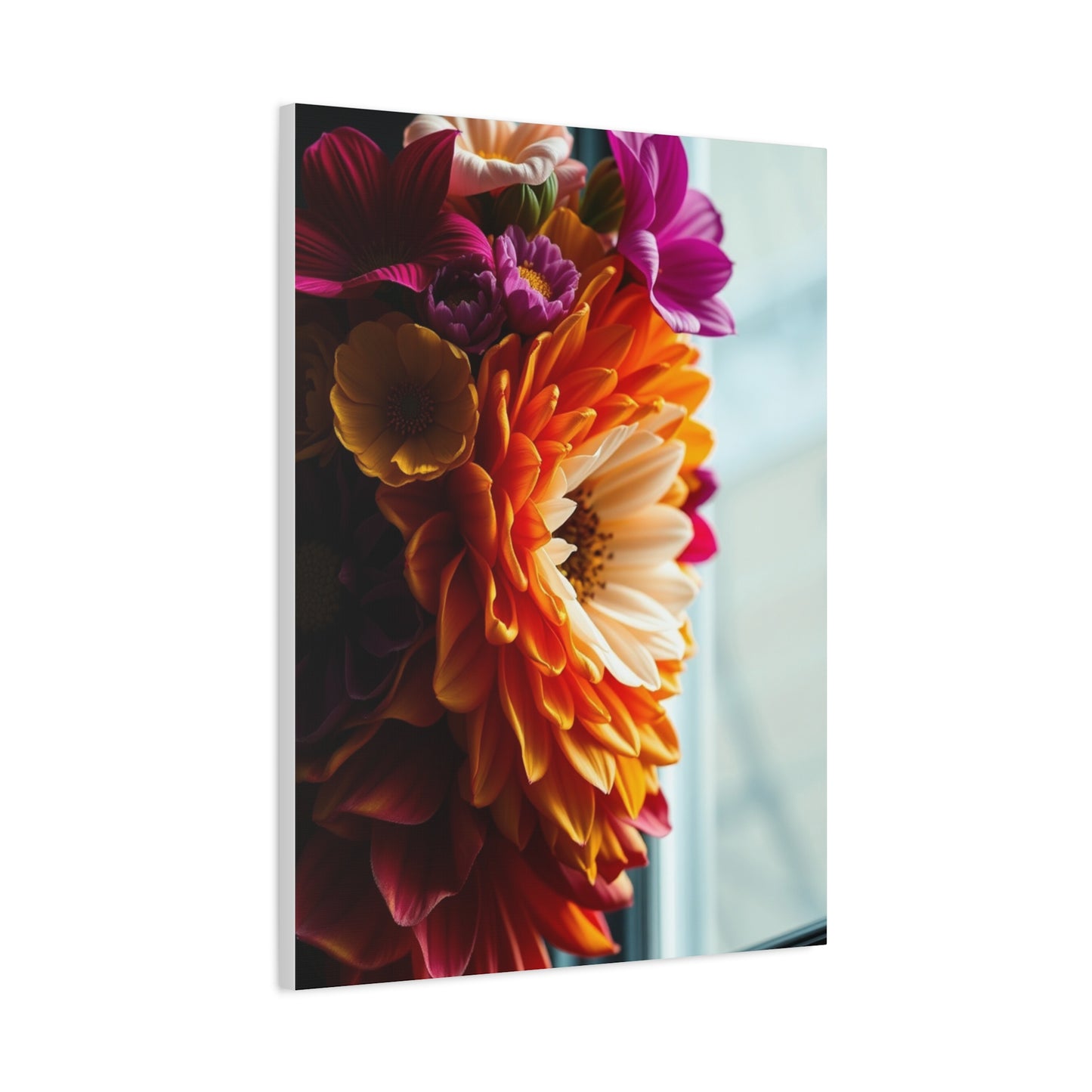 Petal Symphony Portrait Wall Art & Canvas Print
