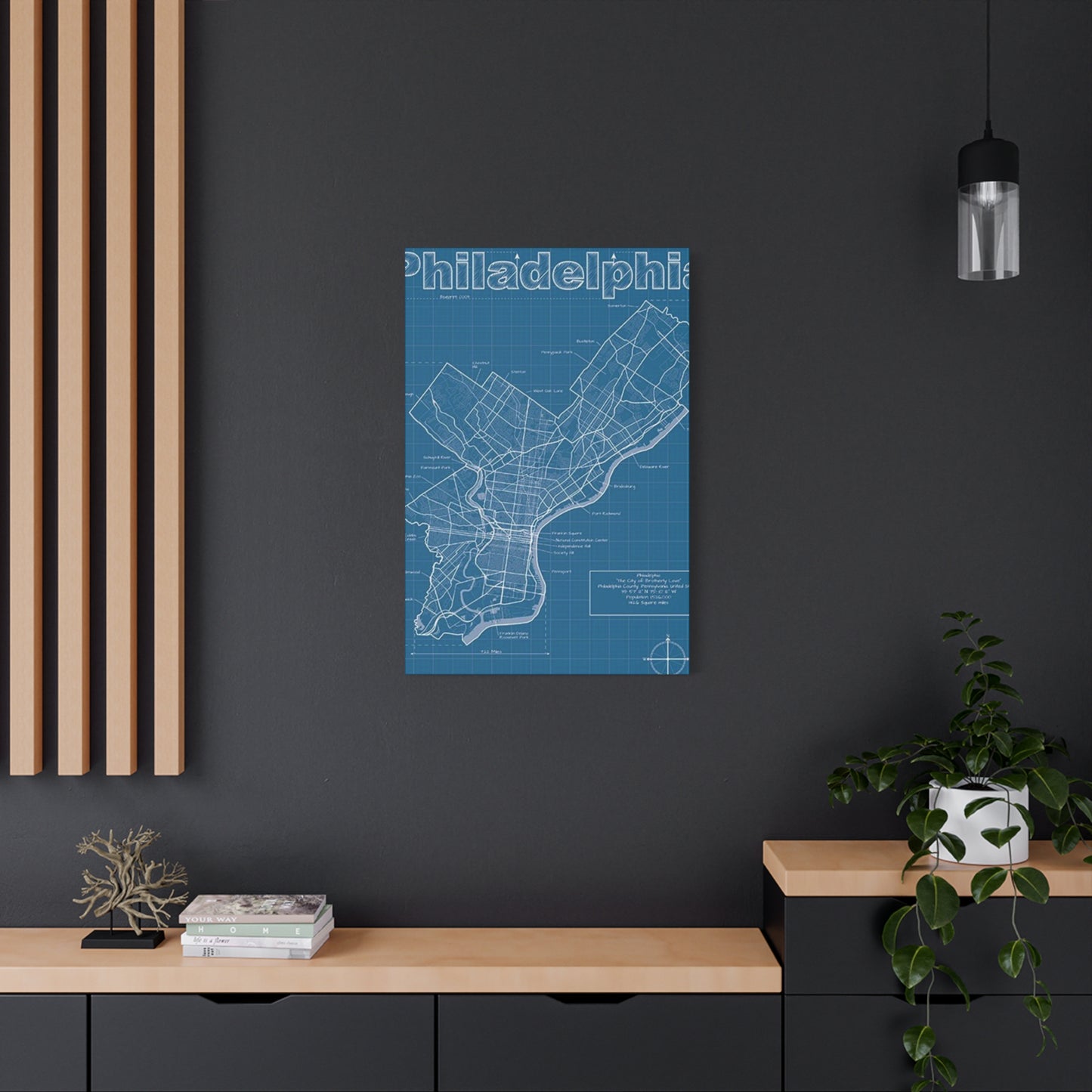 Map Of Philadelphia Poster Wall Art & Canvas Prints