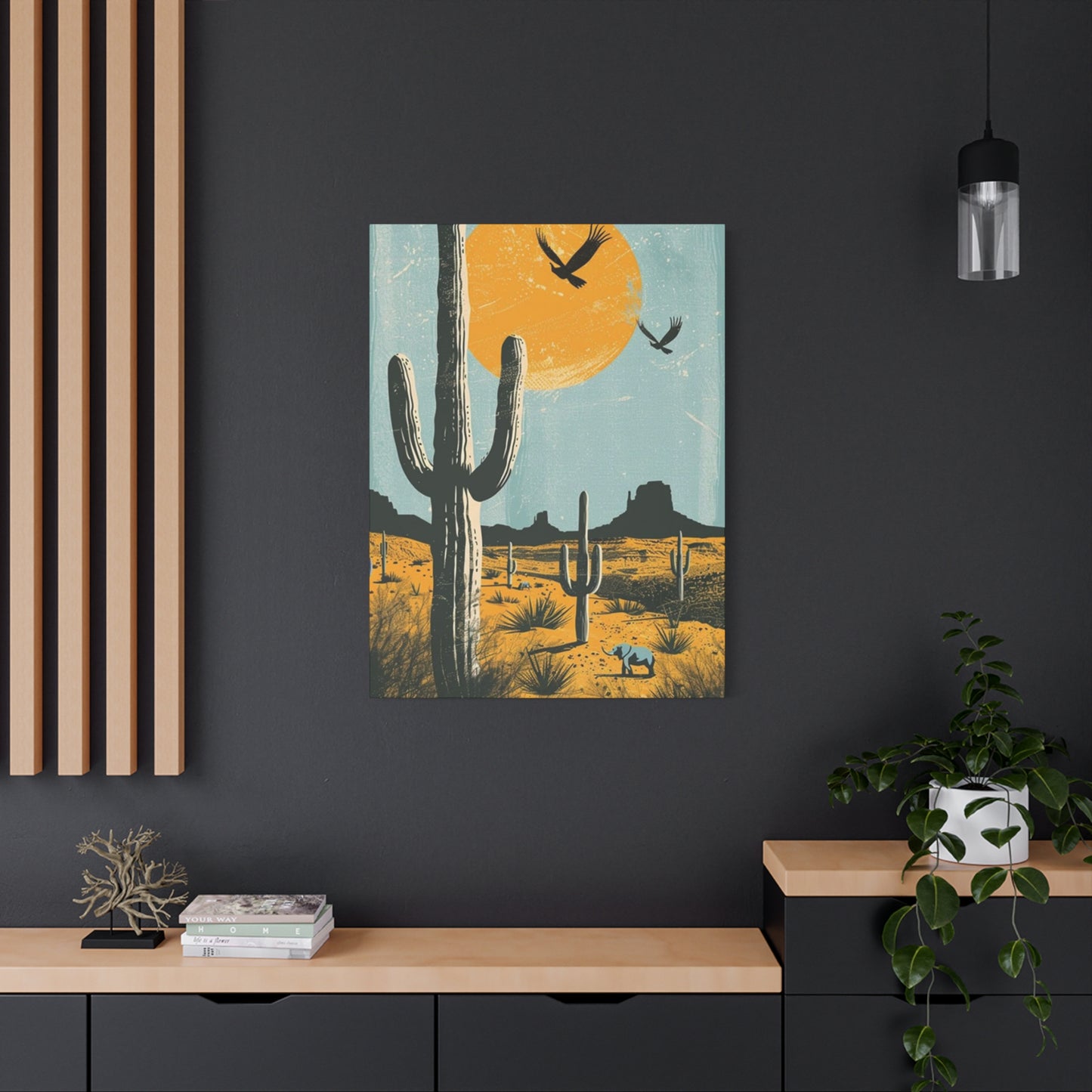 Huge Cactus In Arizona Wall Art & Canvas Prints
