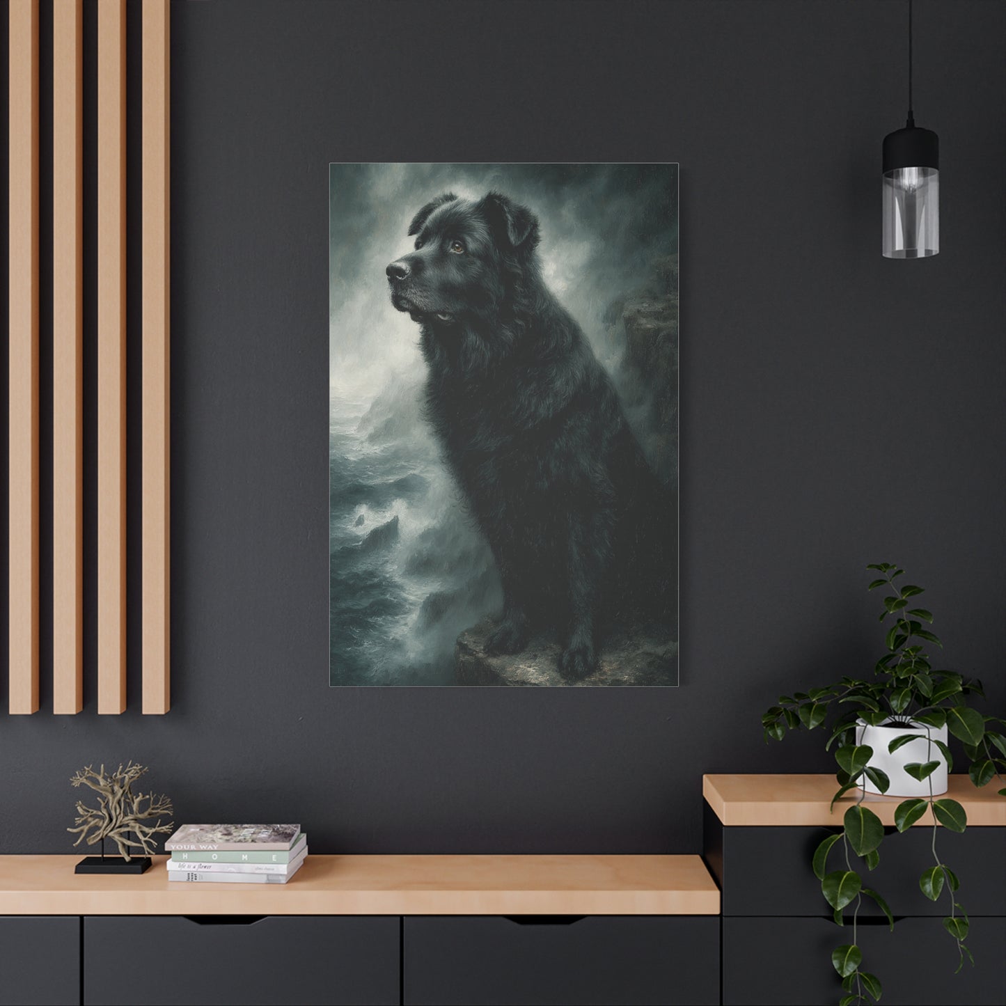 Newfoundland Storm Coast Guardian Wall Art & Canvas Print