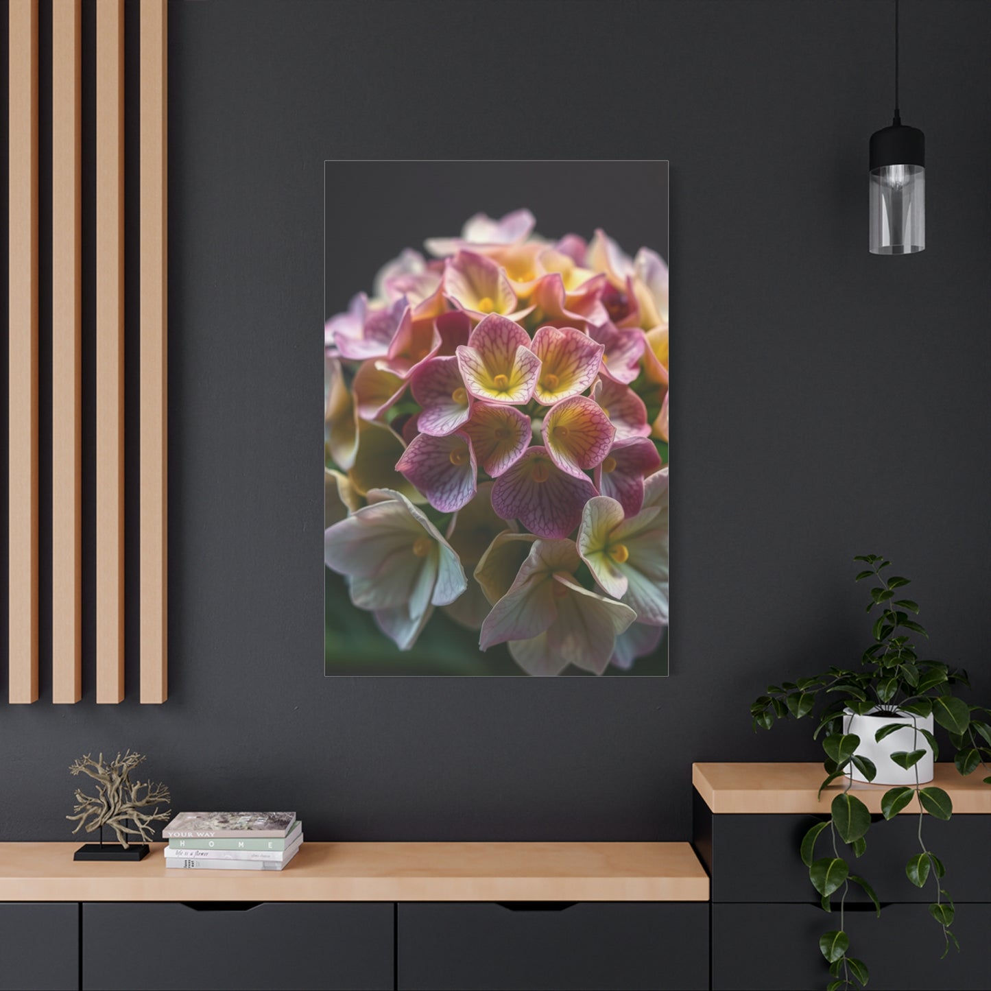 Vision Hydrangea Flower Art Art Wall Art & Canvas Print