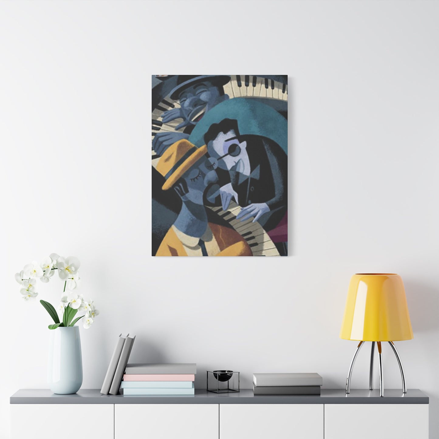 Cartoon Piano Artists Wall Art & Canvas Prints