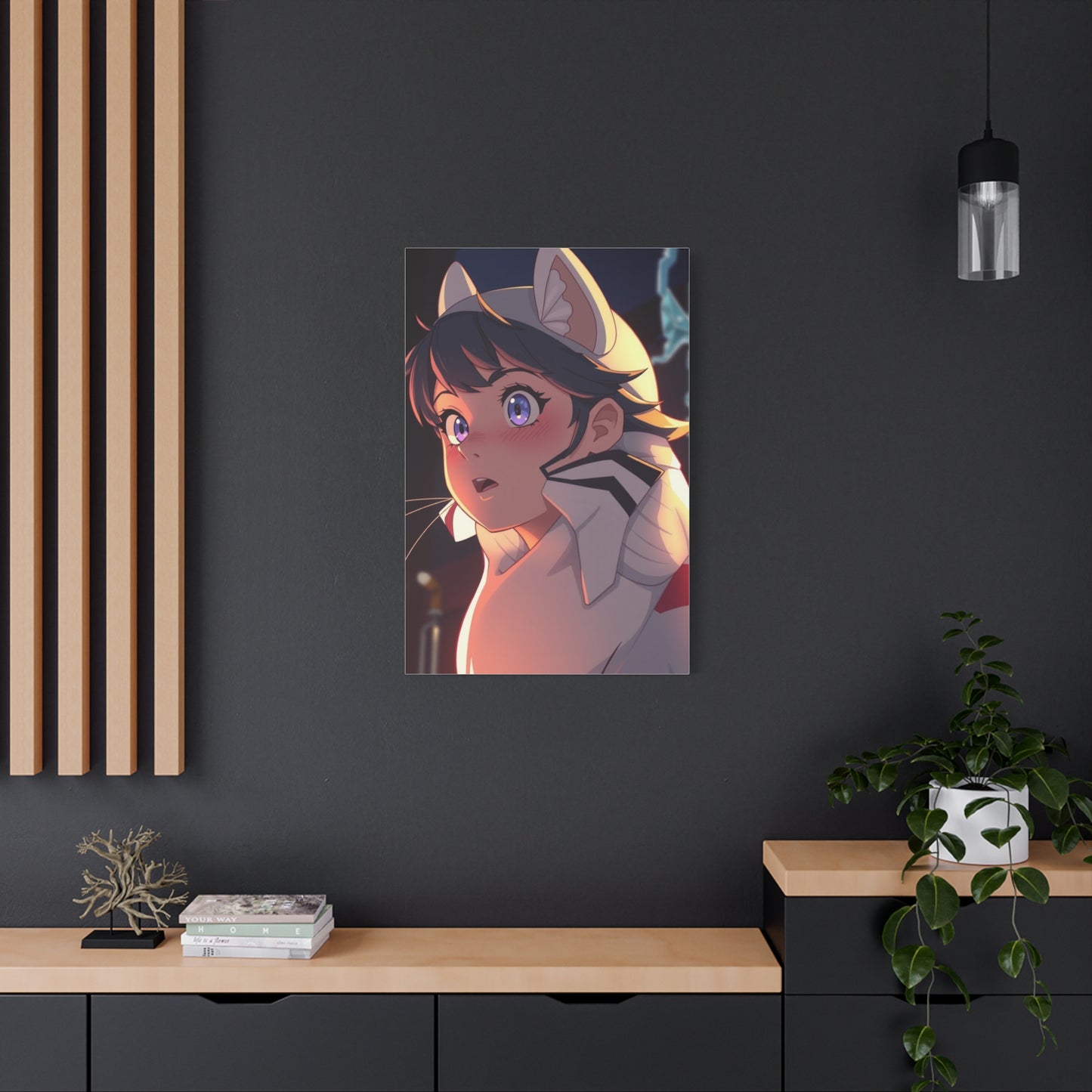 Vivacious Illustration Panel Wall Art & Canvas Print