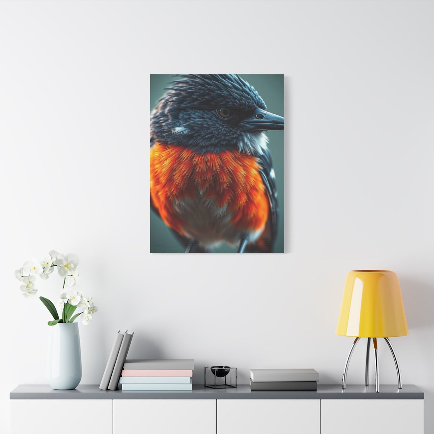 Plumed Elegance Artistry Wall Art & Canvas Print