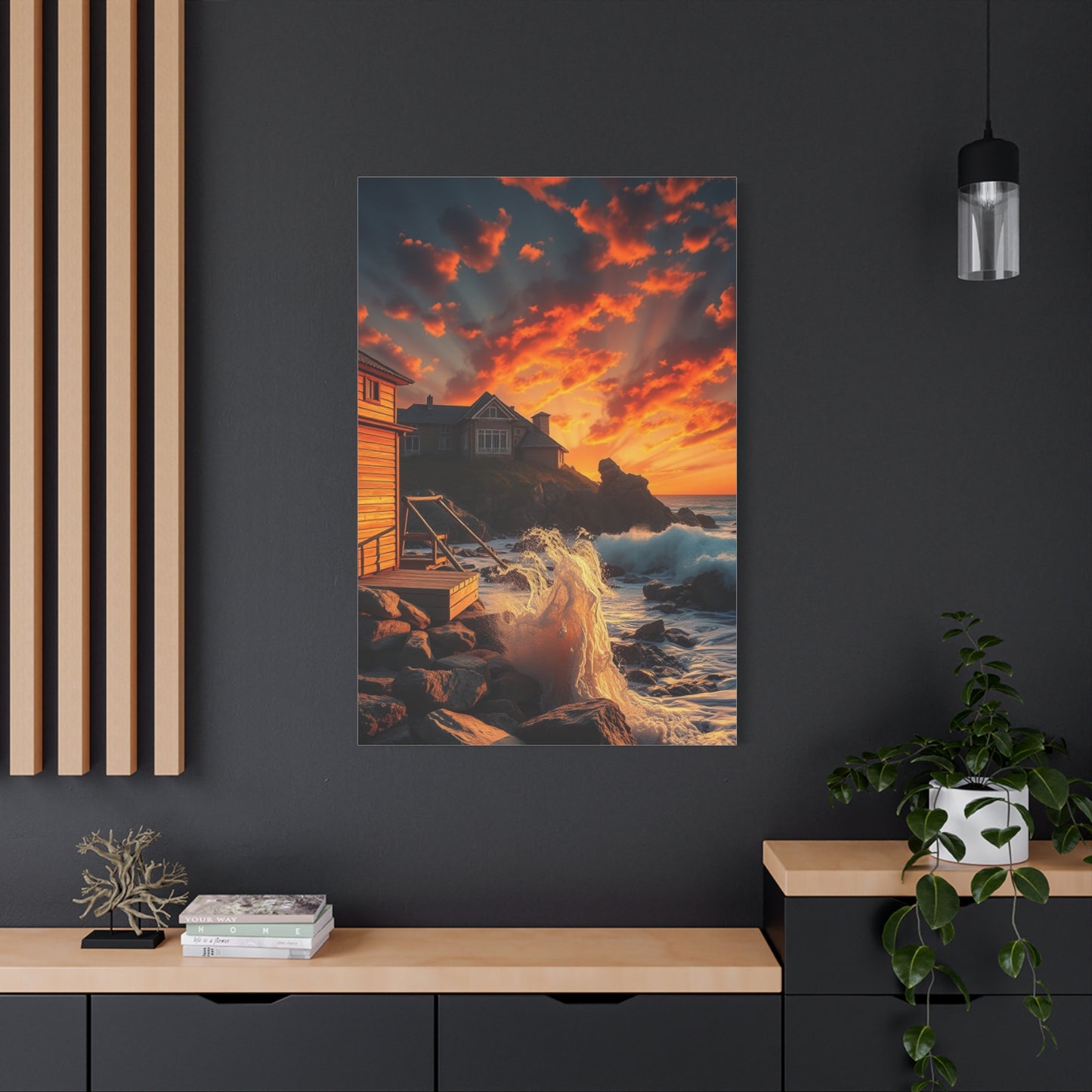 Tidal Tranquility Creation Wall Art & Canvas Print