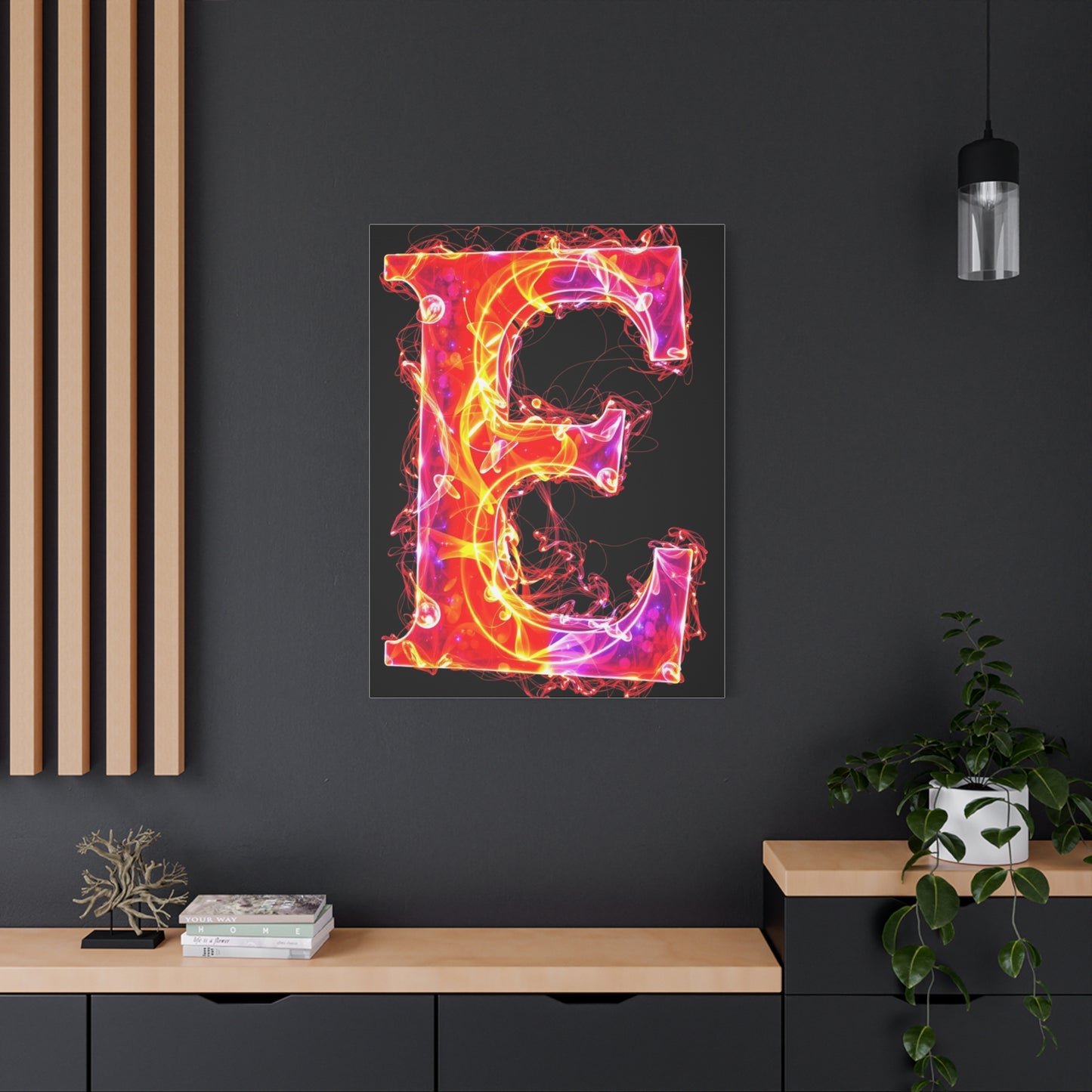 The Letter E - Art Canvas Art 2 Wall Art & Canvas Print