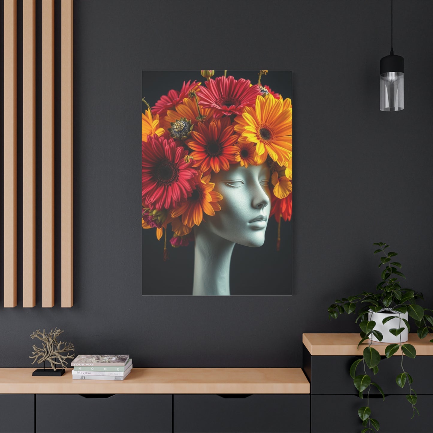 Floral Splendor Tableau Wall Art & Canvas Print