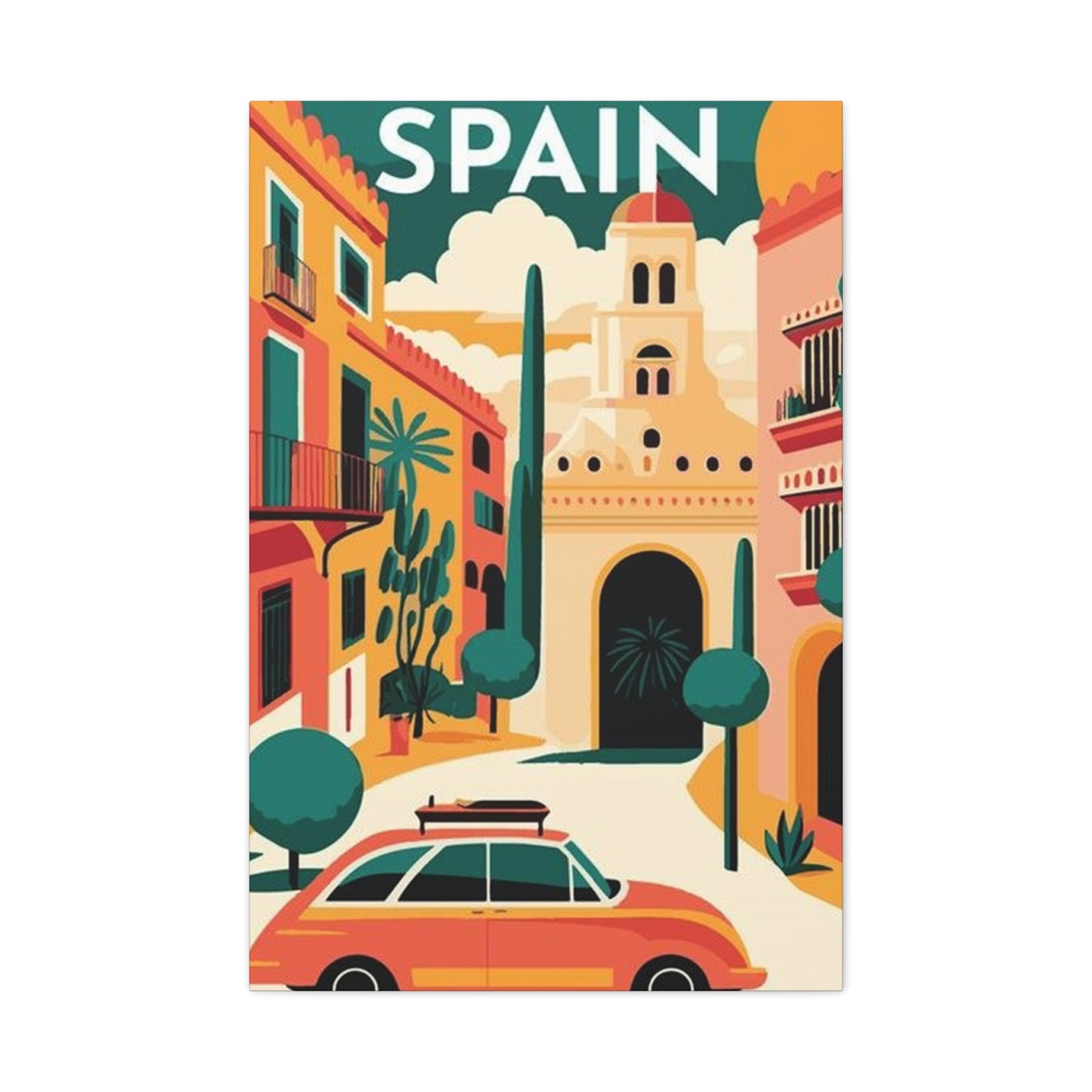 Spain Abstract Wall Art & Canvas Prints