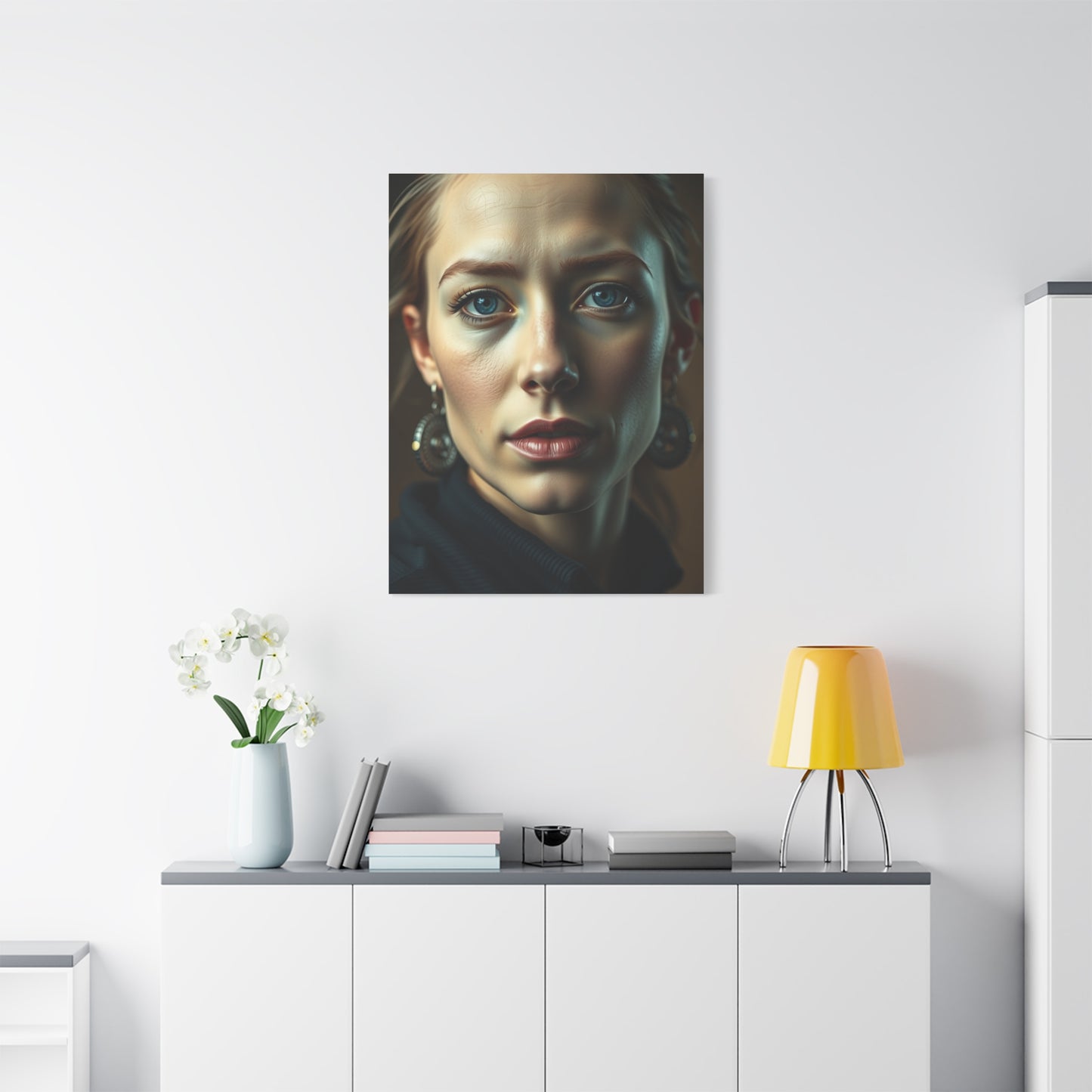 Graceful Profile Elegance Wall Art & Canvas Print