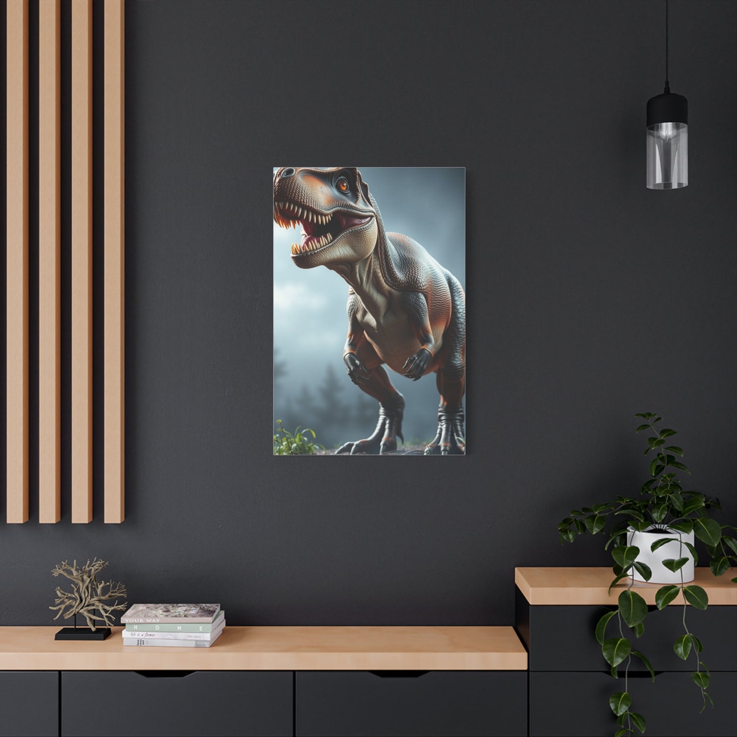 Tyrannosaurus Rex Art Canvas Art 3 Wall Art & Canvas Print