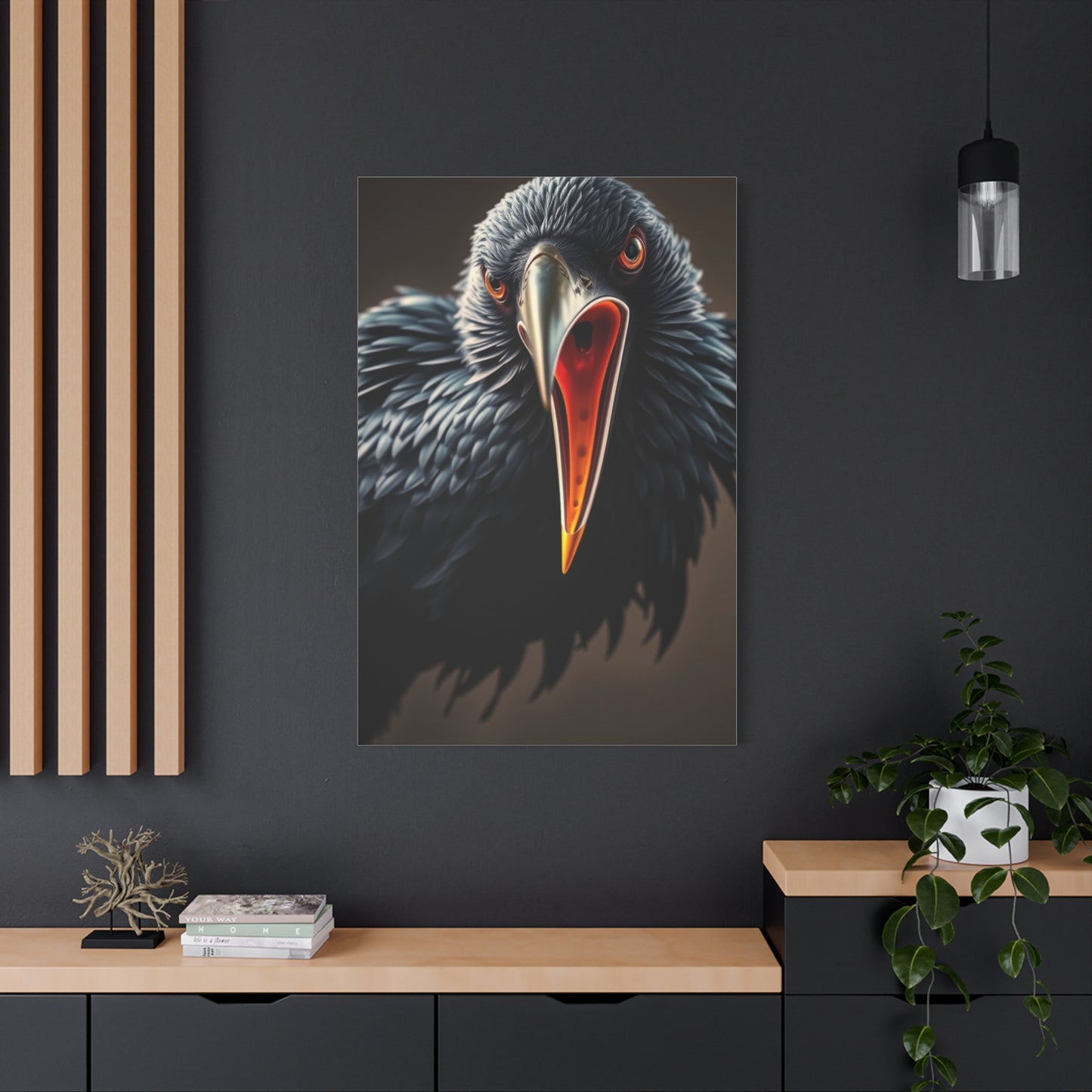 Vision Crow Art Art Wall Art & Canvas Print