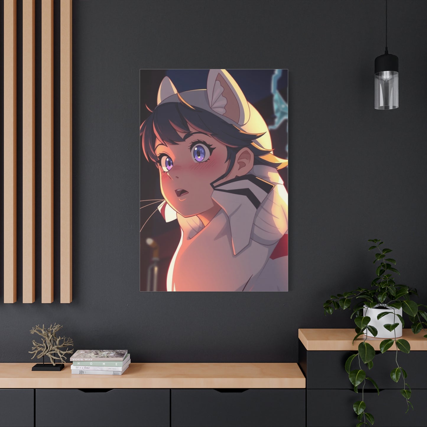 Vivacious Illustration Panel Wall Art & Canvas Print